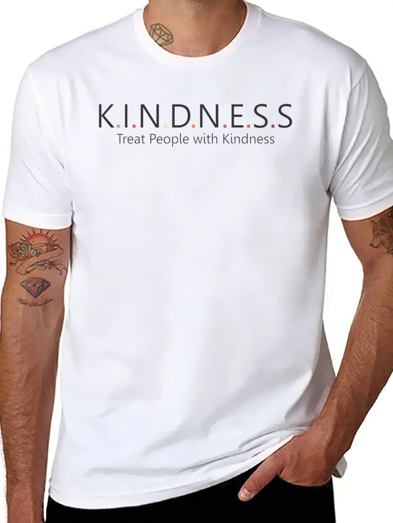 Kindness Basic Graphic T-Shirt – Daily Comfort In Soft Cotton