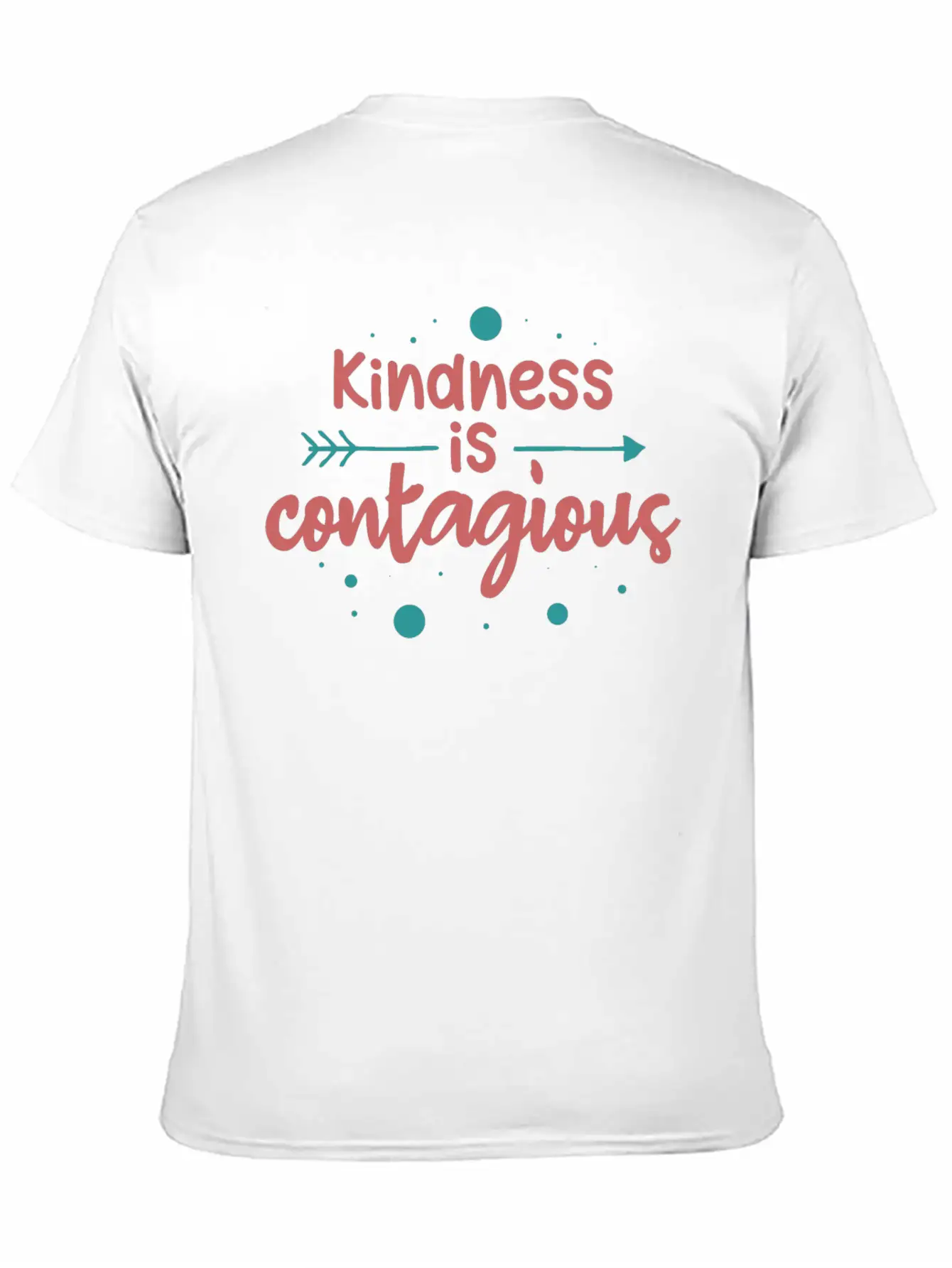 KINDNESS IS CONTAGIOUS Stylish Everyday T-Shirt – Unisex Basic Cotton Tee