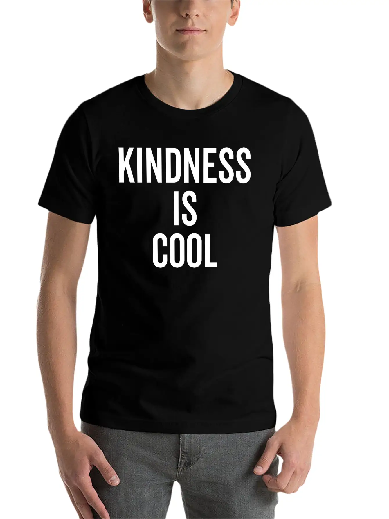 Kindness Is Cool Timeless Short Sleeve Tee – Comfy And Minimalist Design