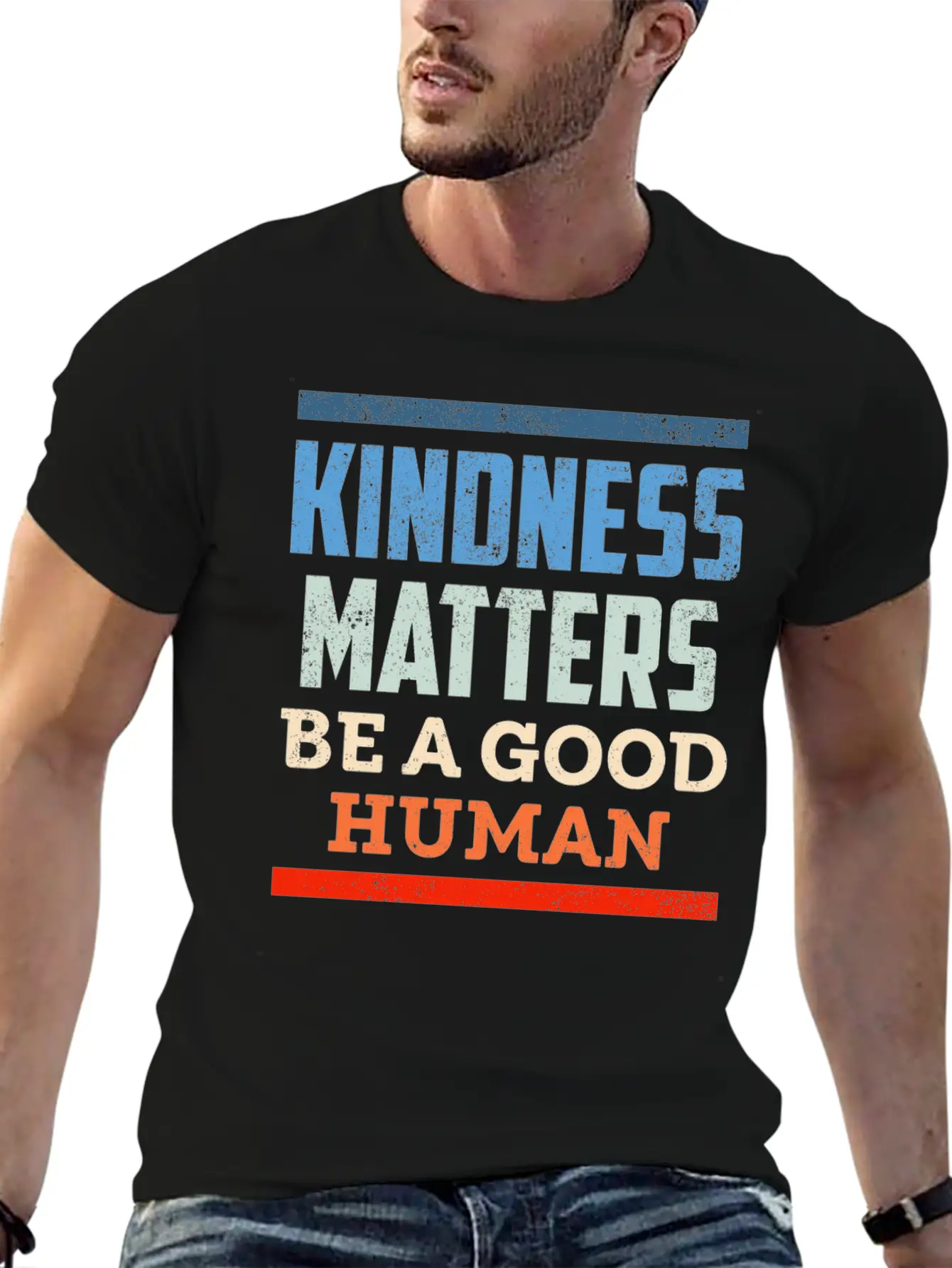 Kindness Positiv Human Kind Equality Comfortable Minimalist Graphic Tee – Summer Style Essential