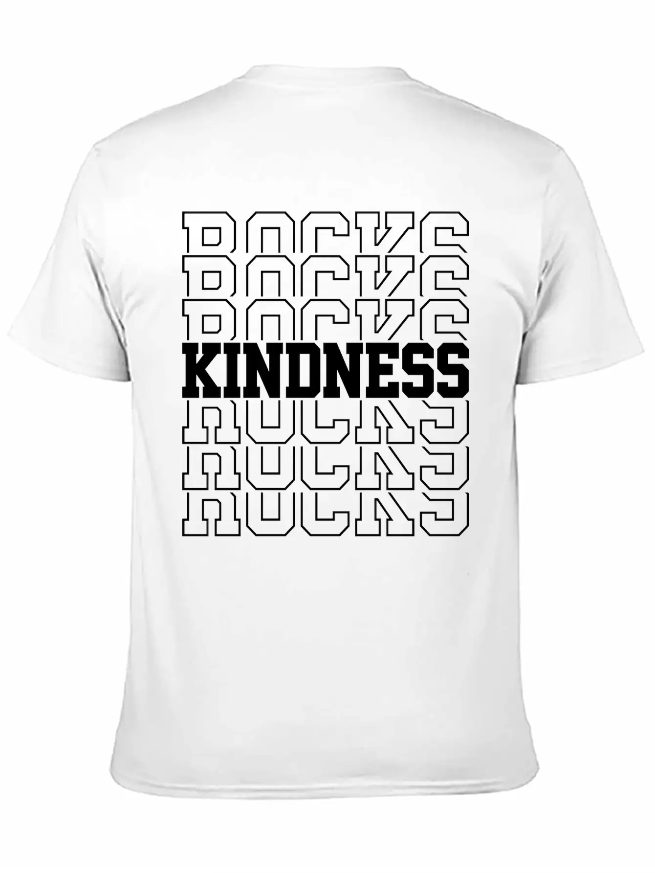 Kindness Rocks Unisex Casual T-Shirt – Clean Design For Daily Comfort