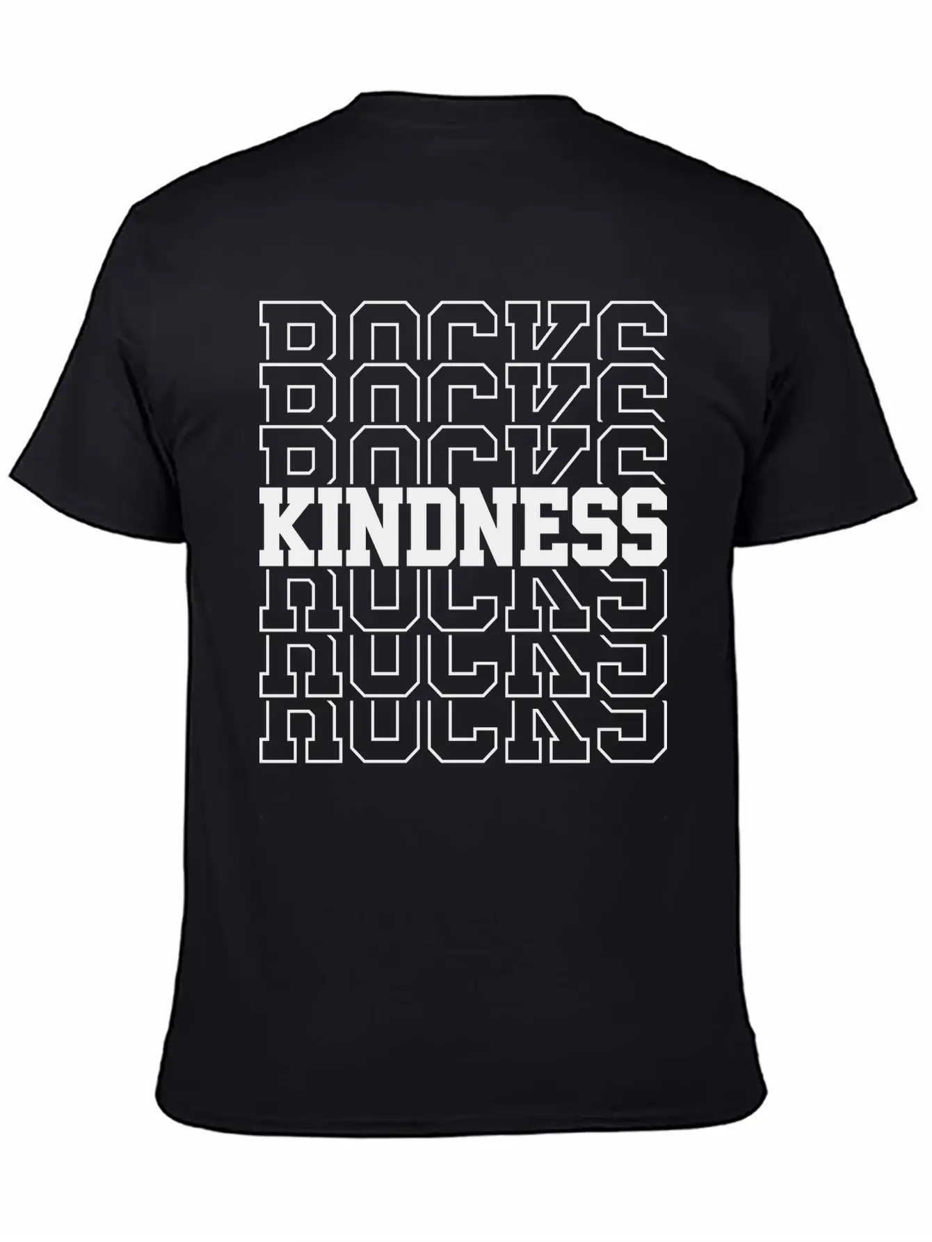 Kindness Rocks Unisex Casual T-Shirt – Clean Design For Daily Comfort