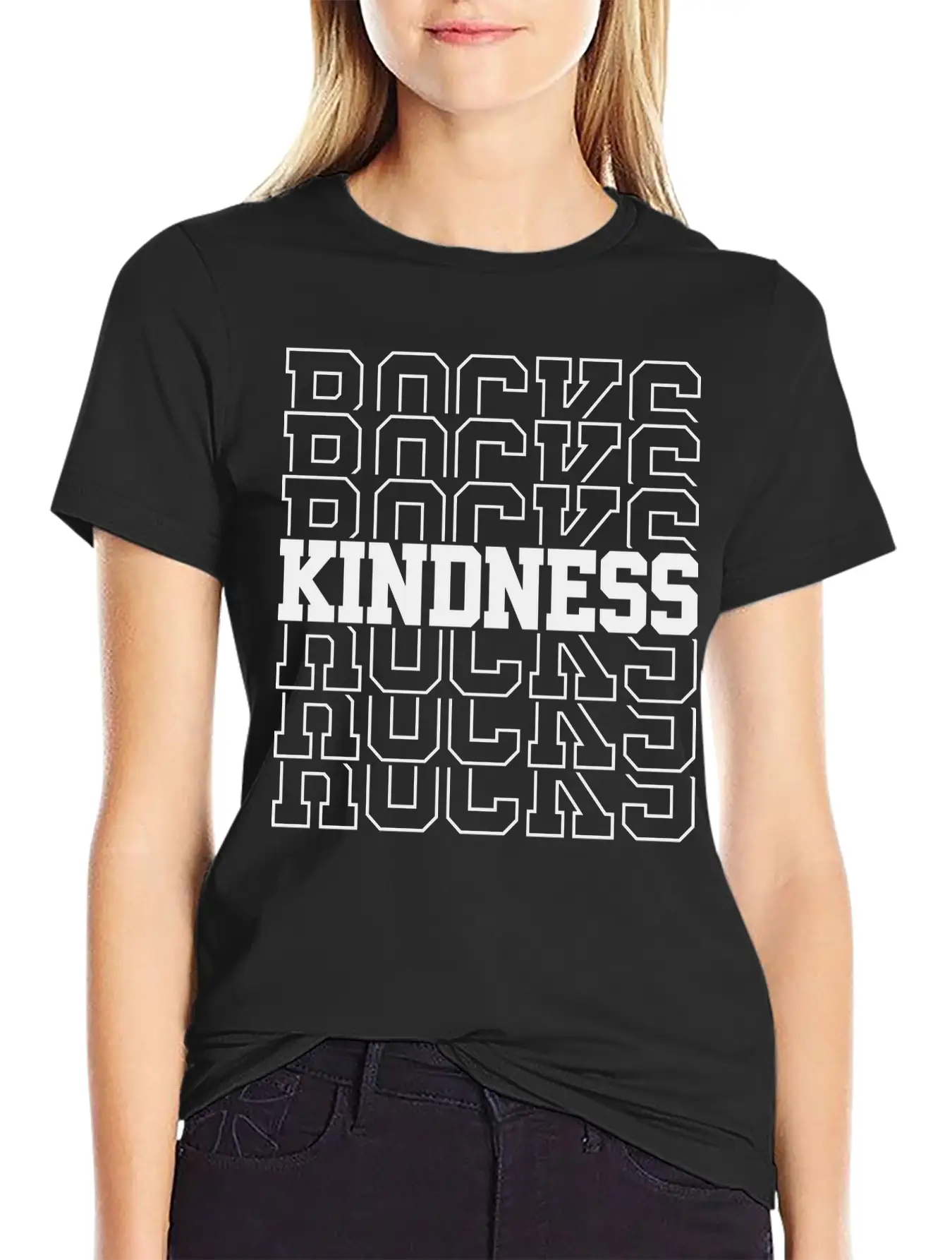 Kindness Rocks Unisex Casual T-Shirt – Clean Design For Daily Comfort