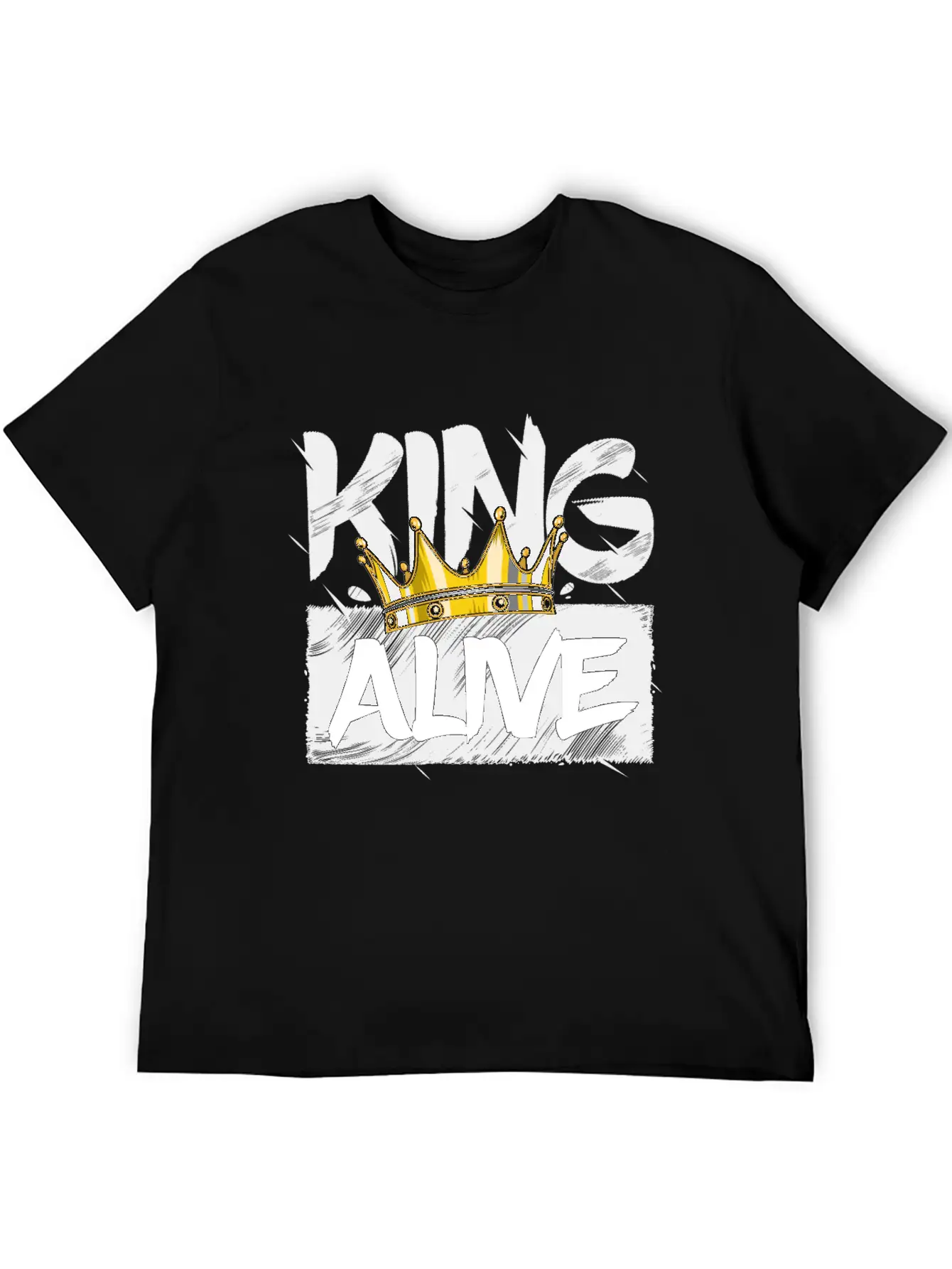 King Alive Basic Graphic T-Shirt – Daily Comfort In Soft Cotton