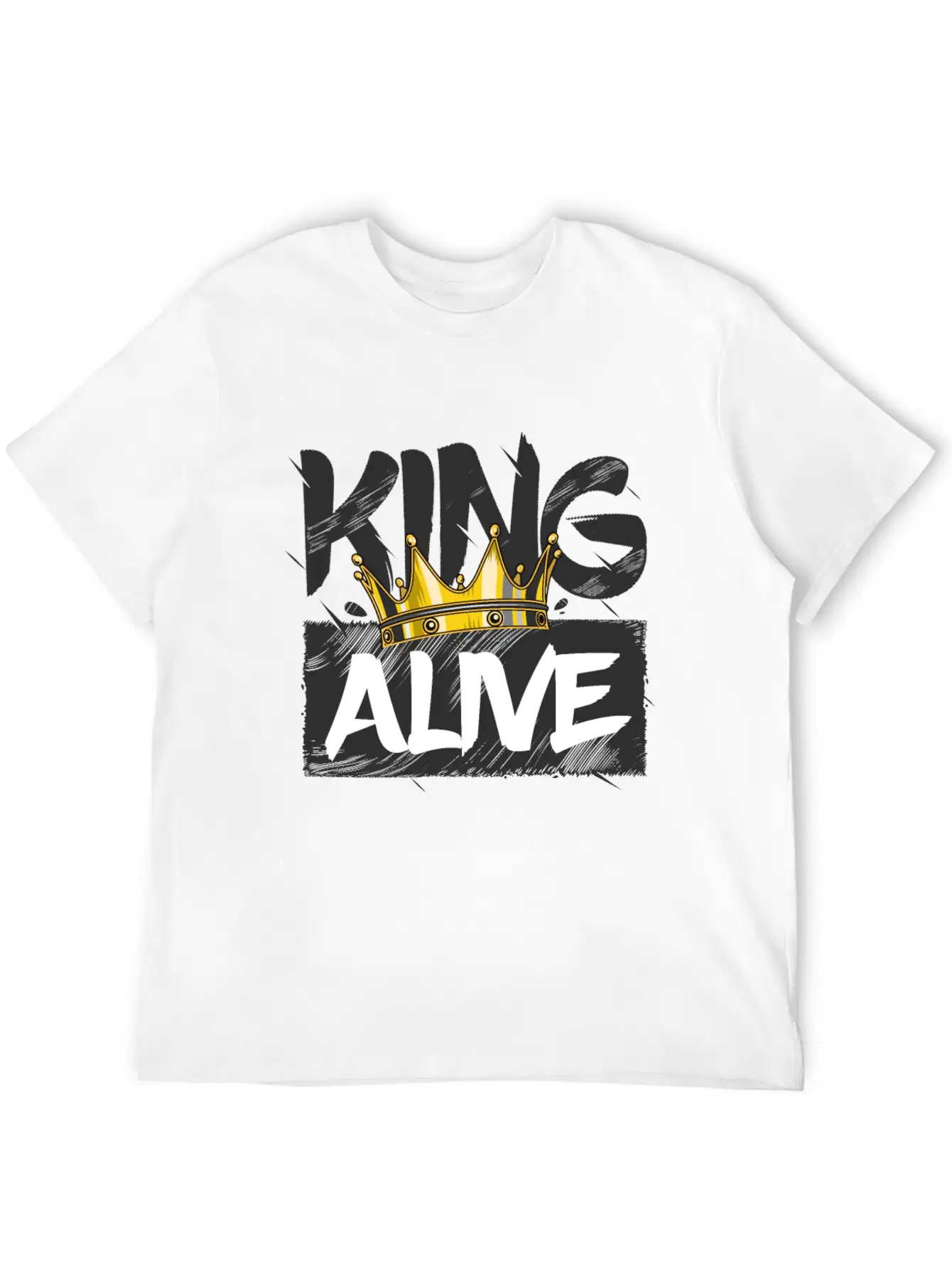 King Alive Basic Graphic T-Shirt – Daily Comfort In Soft Cotton