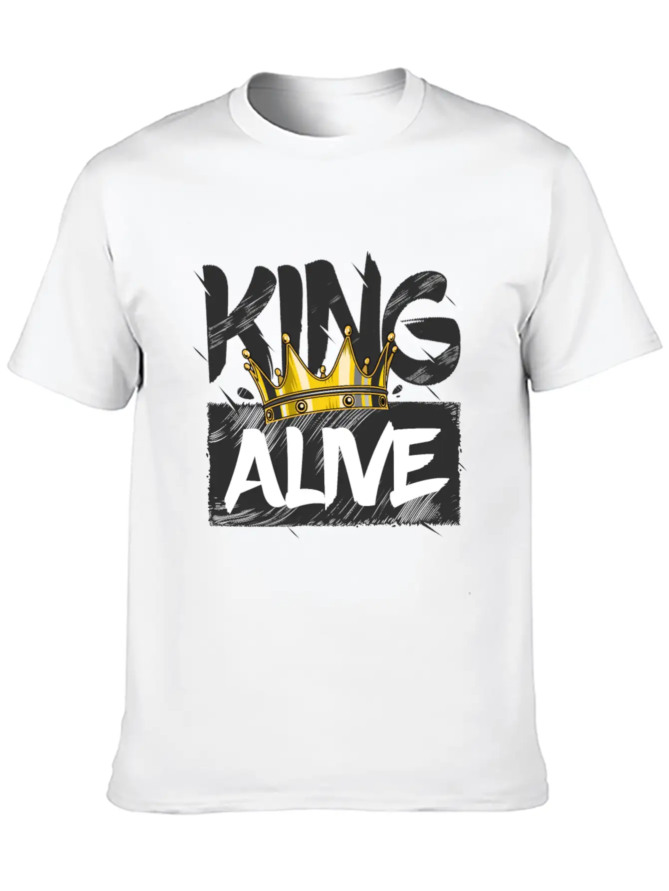 King Alive Basic Graphic T-Shirt – Daily Comfort In Soft Cotton
