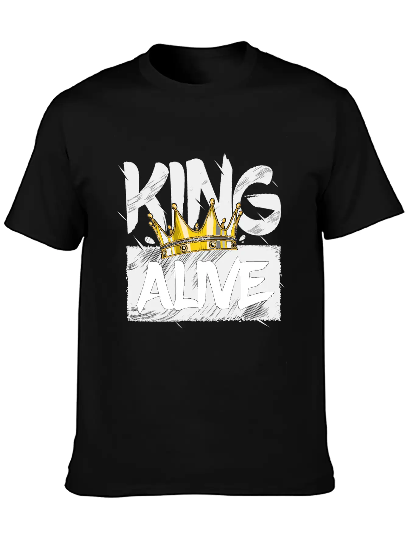 King Alive Basic Graphic T-Shirt – Daily Comfort In Soft Cotton