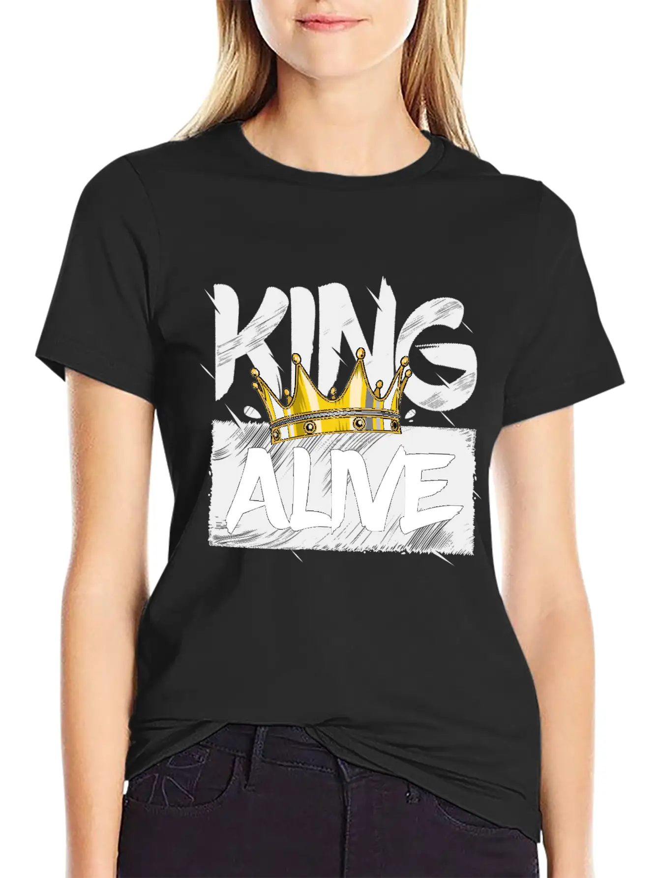 King Alive Basic Graphic T-Shirt – Daily Comfort In Soft Cotton