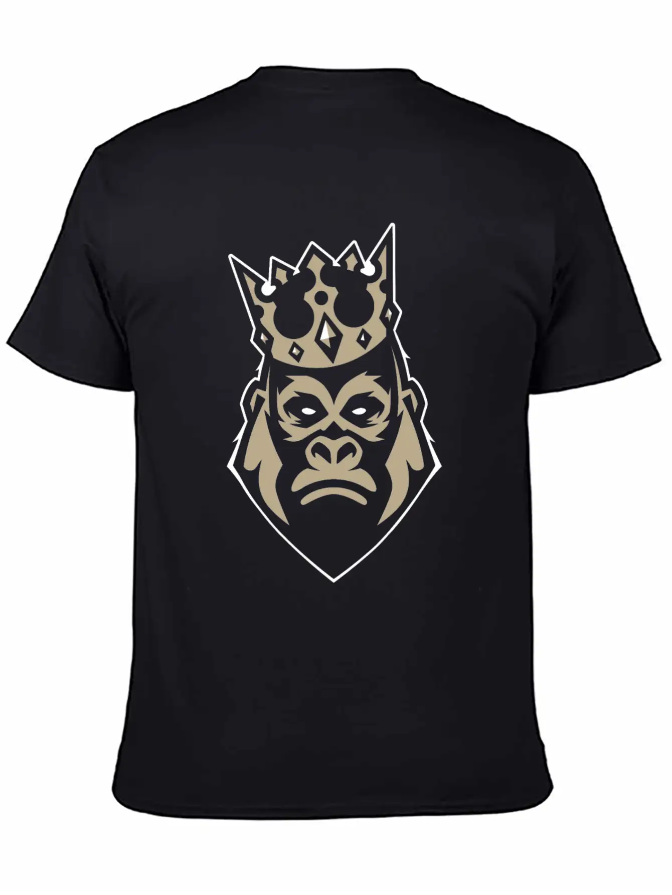 King Gorilla Silverback Monkey Ape Gift Basic Graphic T-Shirt – Daily Comfort In Soft Cotton