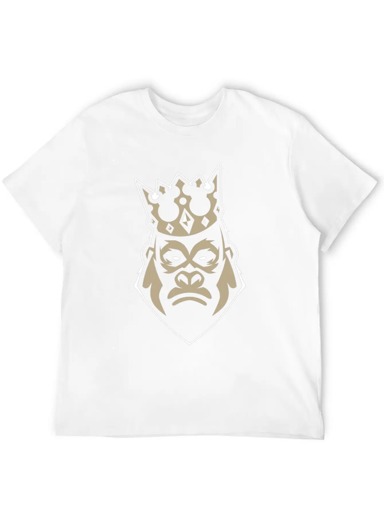 King Gorilla Silverback Monkey Ape Gift Basic Graphic T-Shirt – Daily Comfort In Soft Cotton