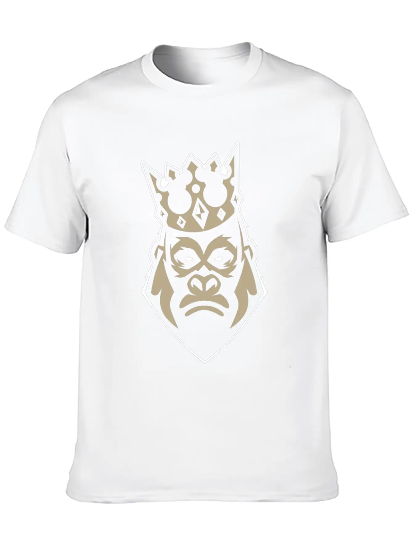 King Gorilla Silverback Monkey Ape Gift Basic Graphic T-Shirt – Daily Comfort In Soft Cotton