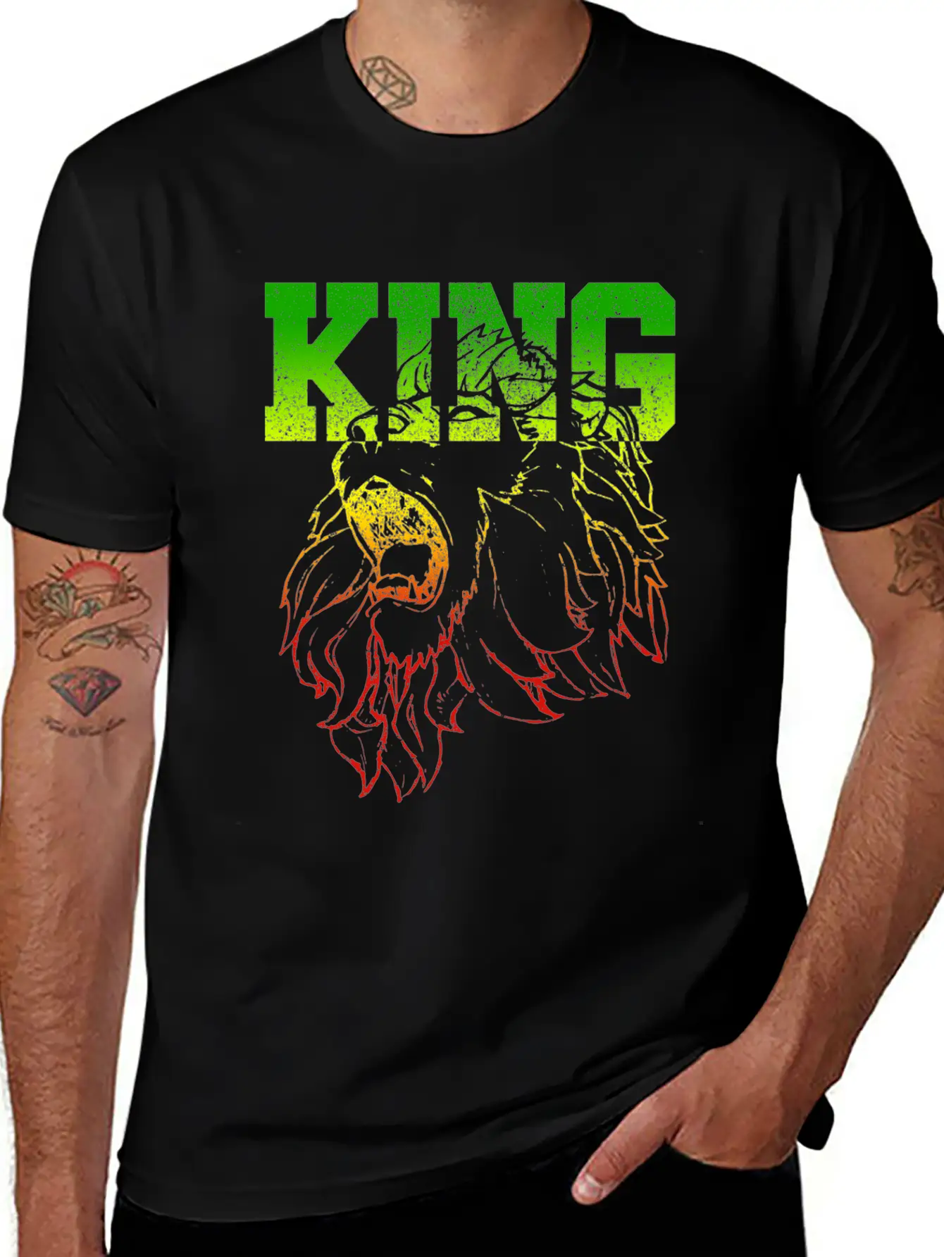 KING - Lion Of Judah Comfortable Minimalist Graphic Tee – Summer Style Essential