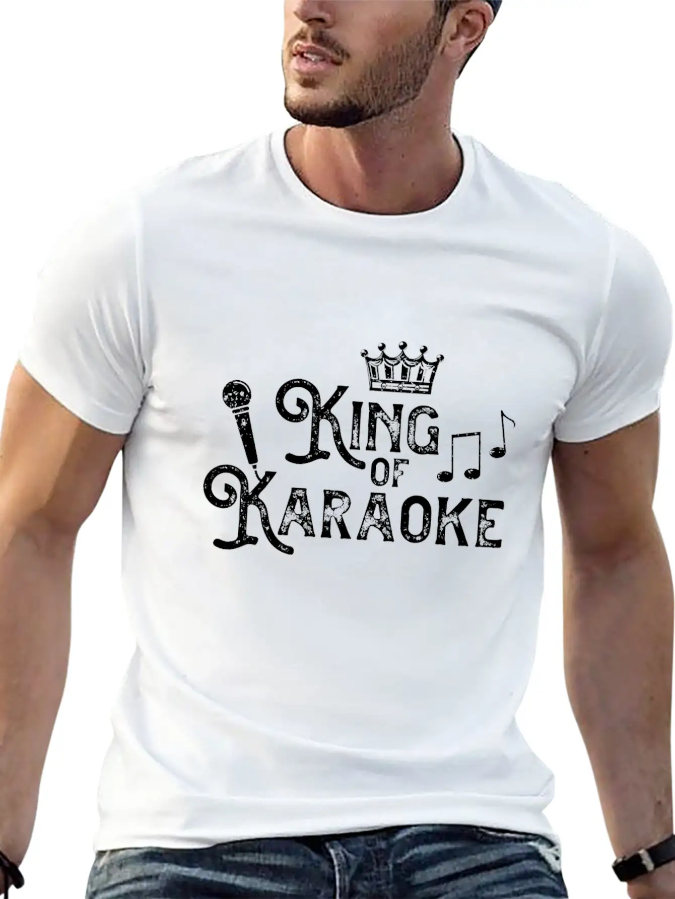 King Of Karaoke Singing Music Microphone Mic Gift Comfortable Minimalist Graphic Tee – Summer Style Essential