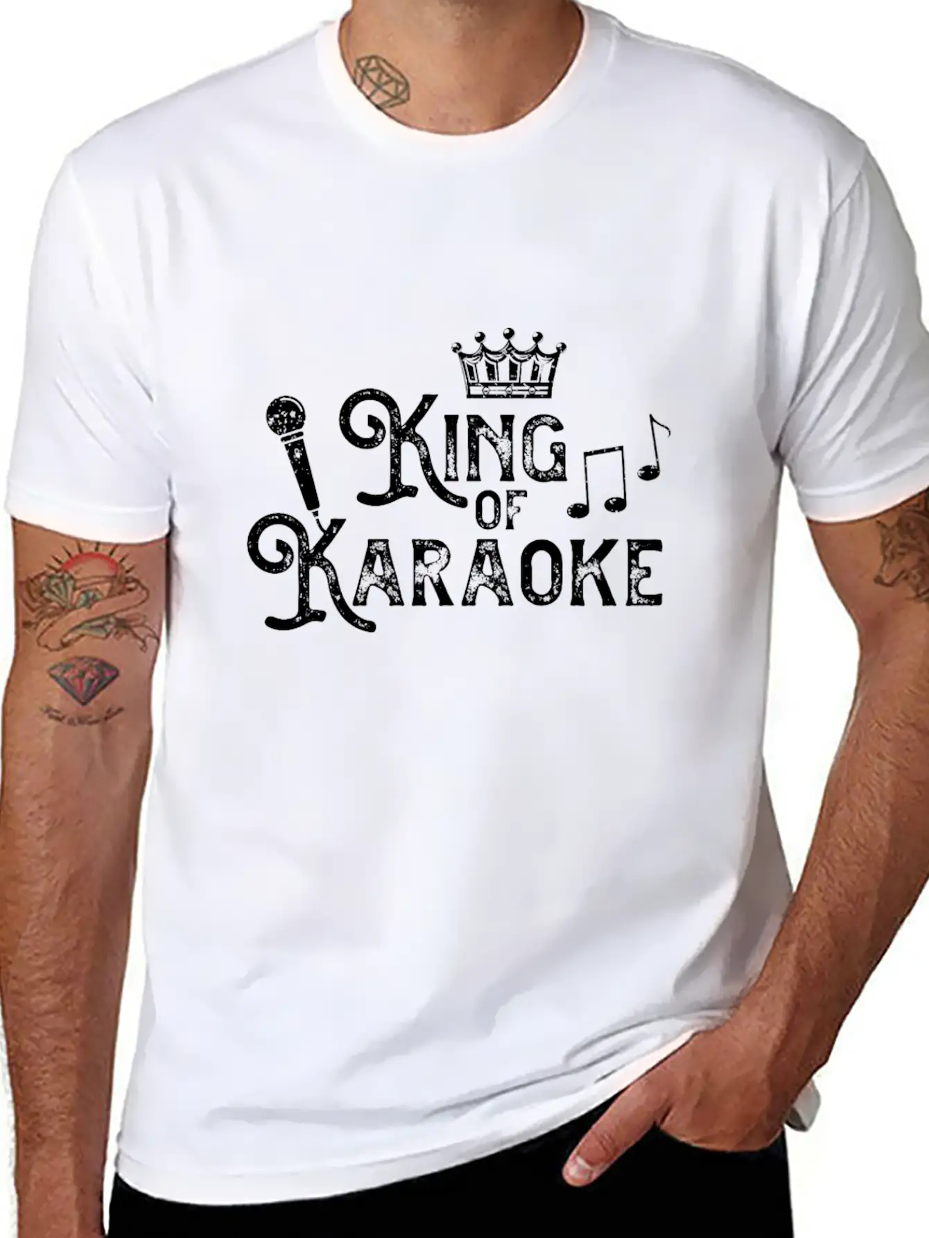 King Of Karaoke Singing Music Microphone Mic Gift Comfortable Minimalist Graphic Tee – Summer Style Essential