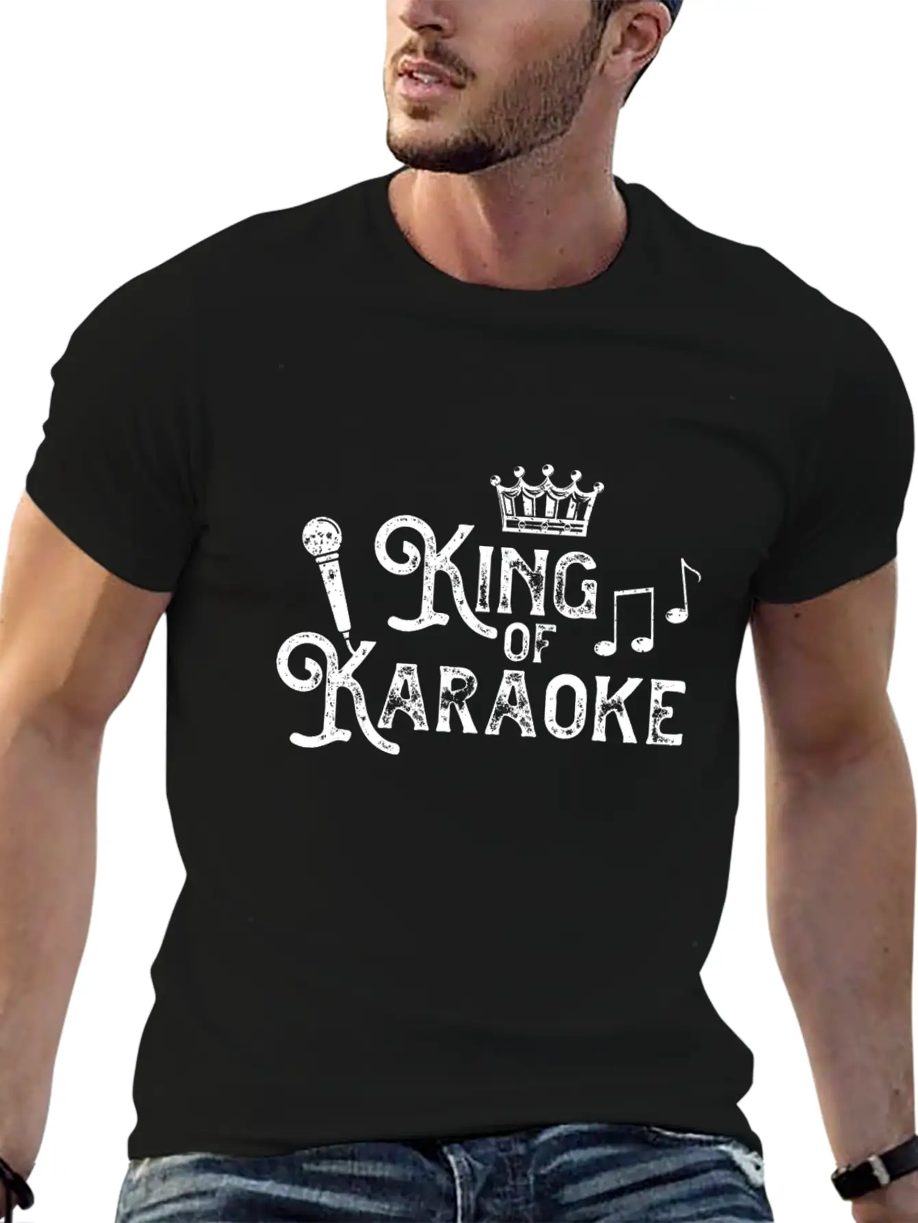 King Of Karaoke Singing Music Microphone Mic Gift Comfortable Minimalist Graphic Tee – Summer Style Essential