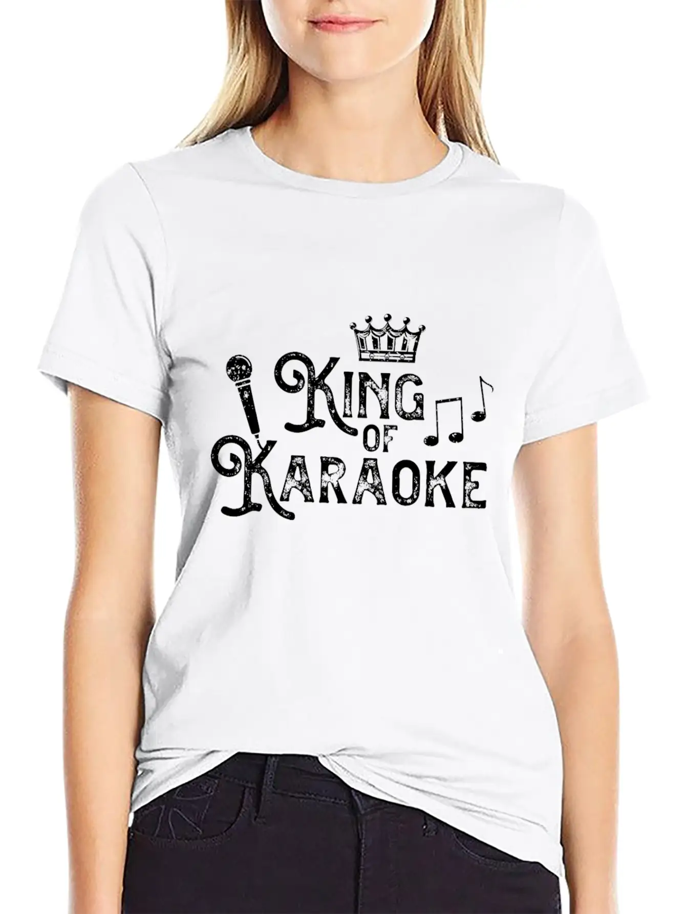 King Of Karaoke Singing Music Microphone Mic Gift Comfortable Minimalist Graphic Tee – Summer Style Essential