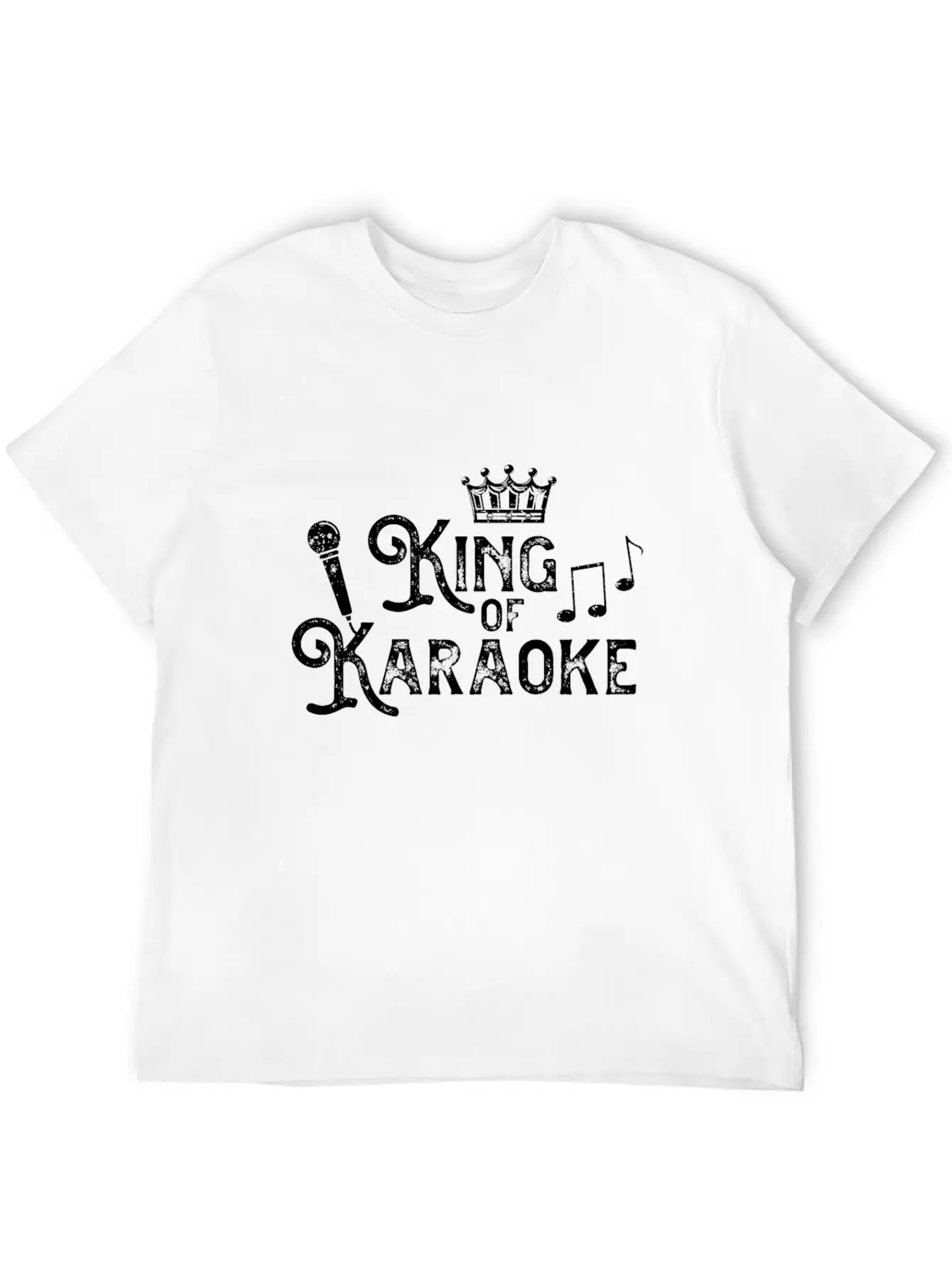King Of Karaoke Singing Music Microphone Mic Gift Comfortable Minimalist Graphic Tee – Summer Style Essential