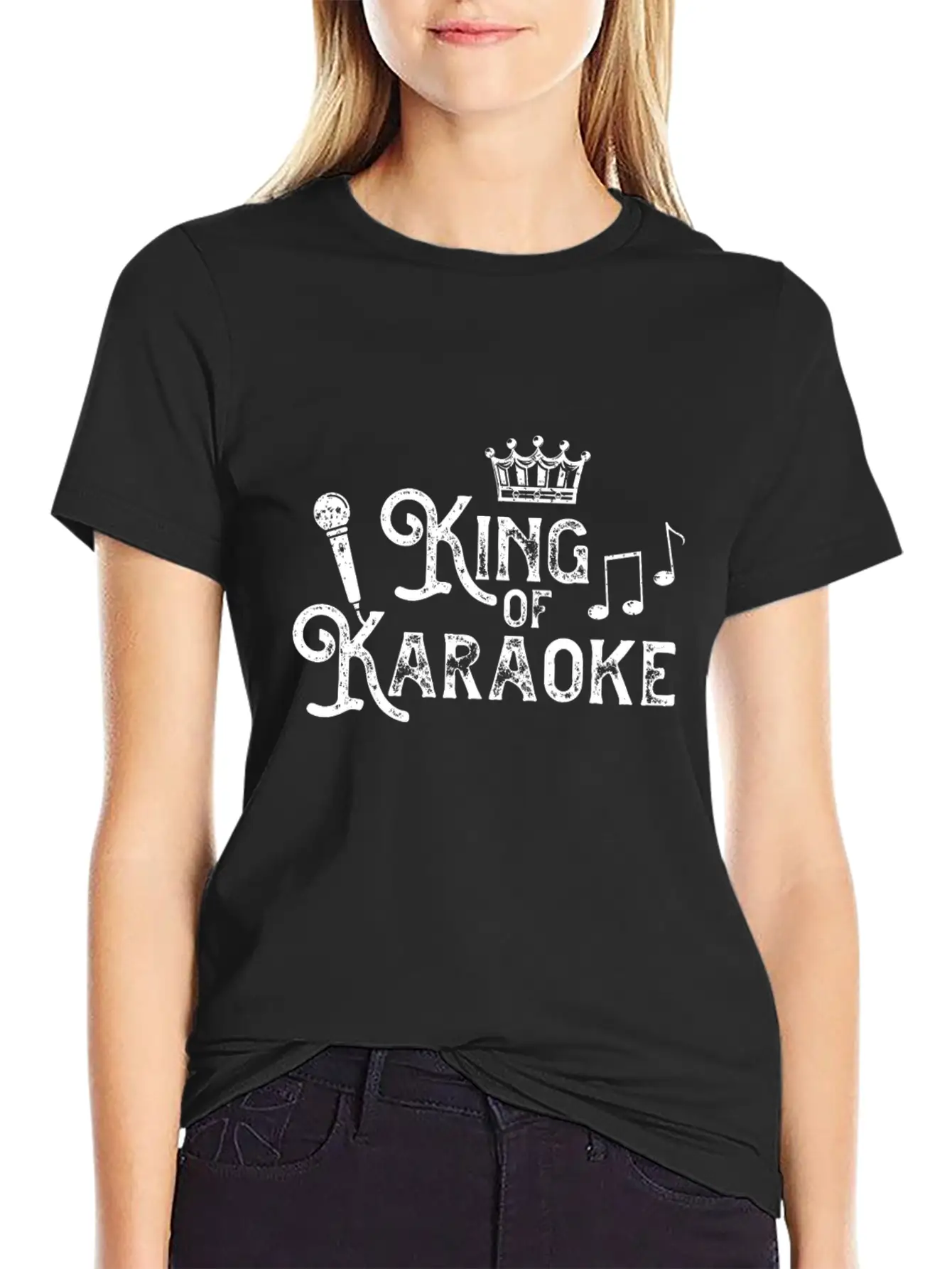 King Of Karaoke Singing Music Microphone Mic Gift Comfortable Minimalist Graphic Tee – Summer Style Essential