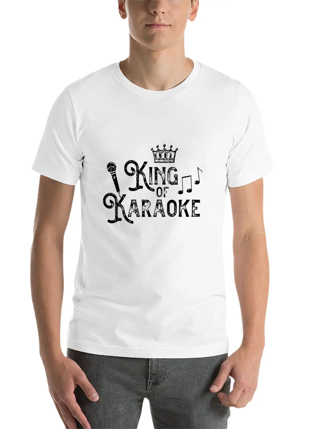 King Of Karaoke Singing Music Microphone Mic Gift Comfortable Minimalist Graphic Tee – Summer Style Essential