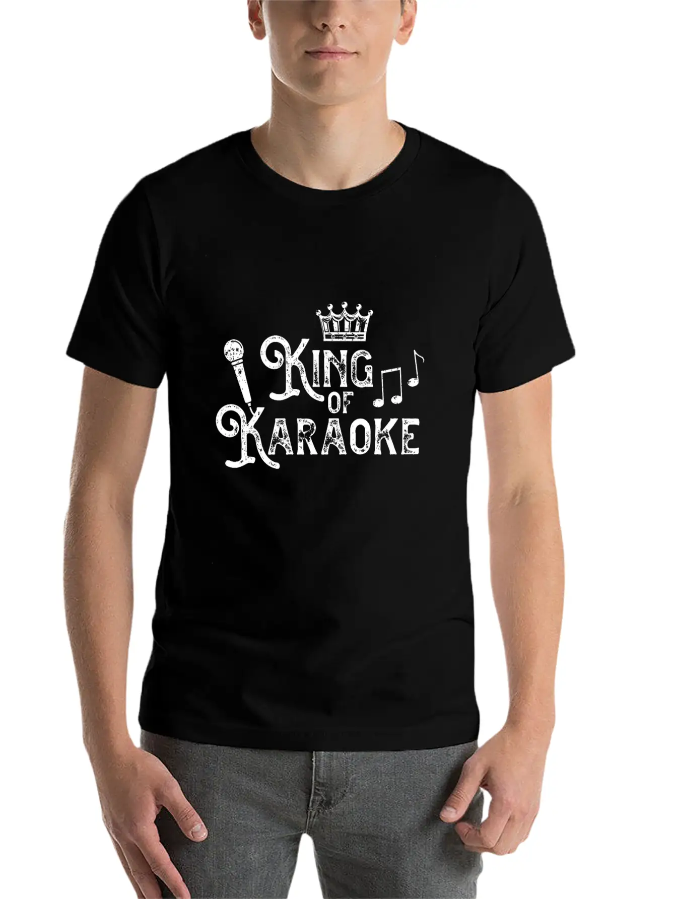 King Of Karaoke Singing Music Microphone Mic Gift Comfortable Minimalist Graphic Tee – Summer Style Essential