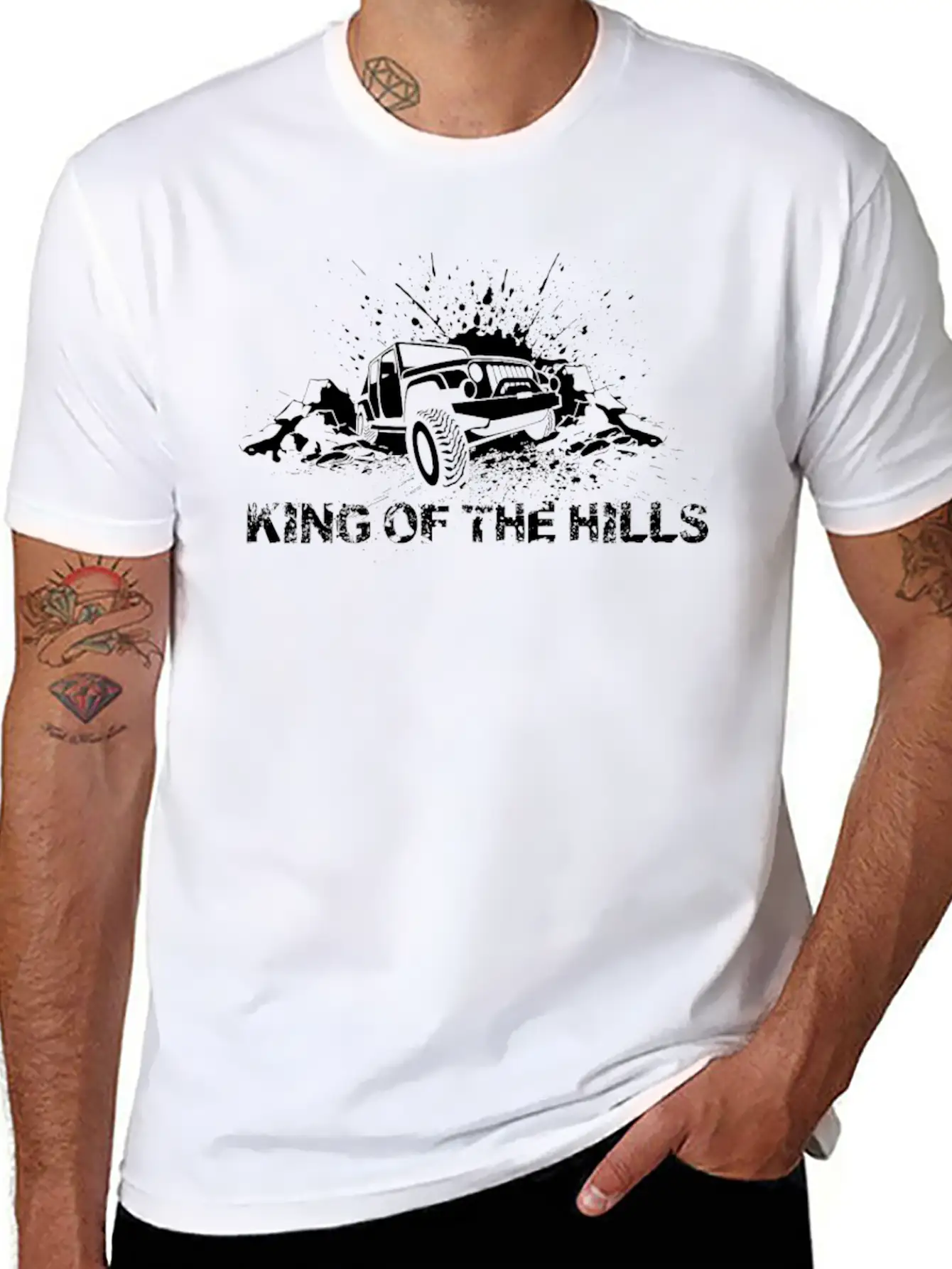 King Of The Hills 01 Unisex Short Sleeve Soft Cotton T-Shirt – Casual Everyday Wear