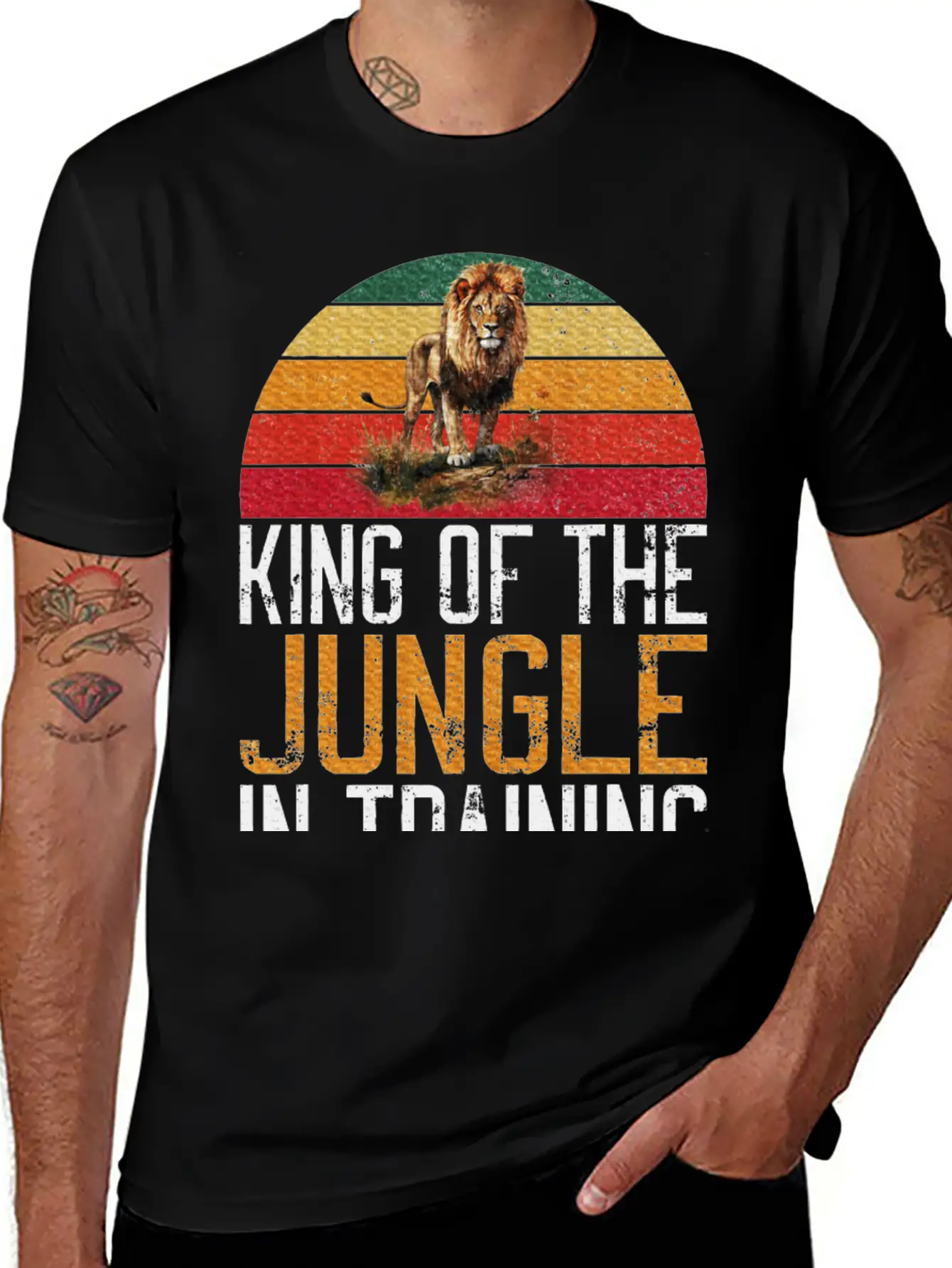 King Of The Jungle In Training Lion Comfortable Minimalist Graphic Tee – Summer Style Essential