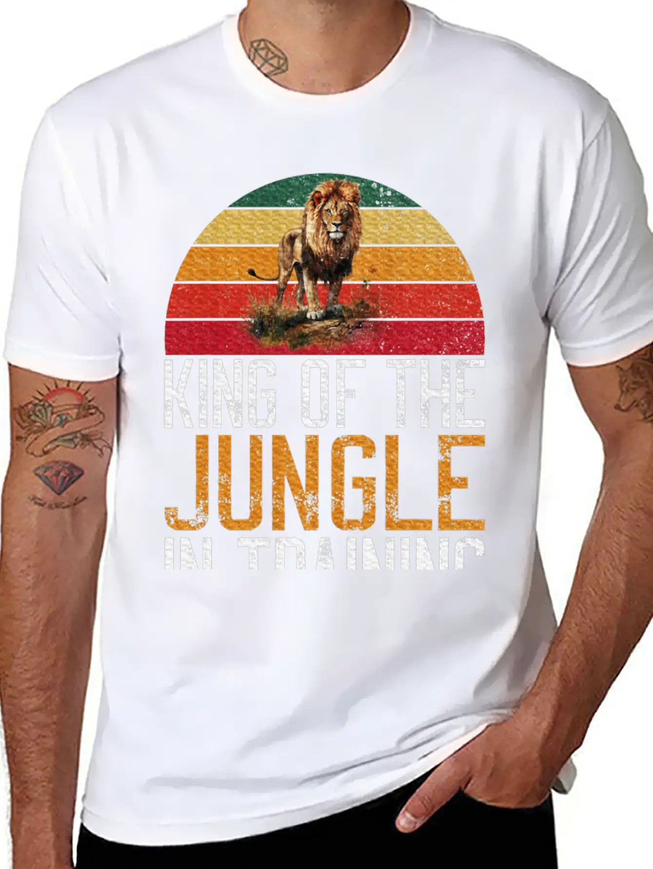 King Of The Jungle In Training Lion Comfortable Minimalist Graphic Tee – Summer Style Essential