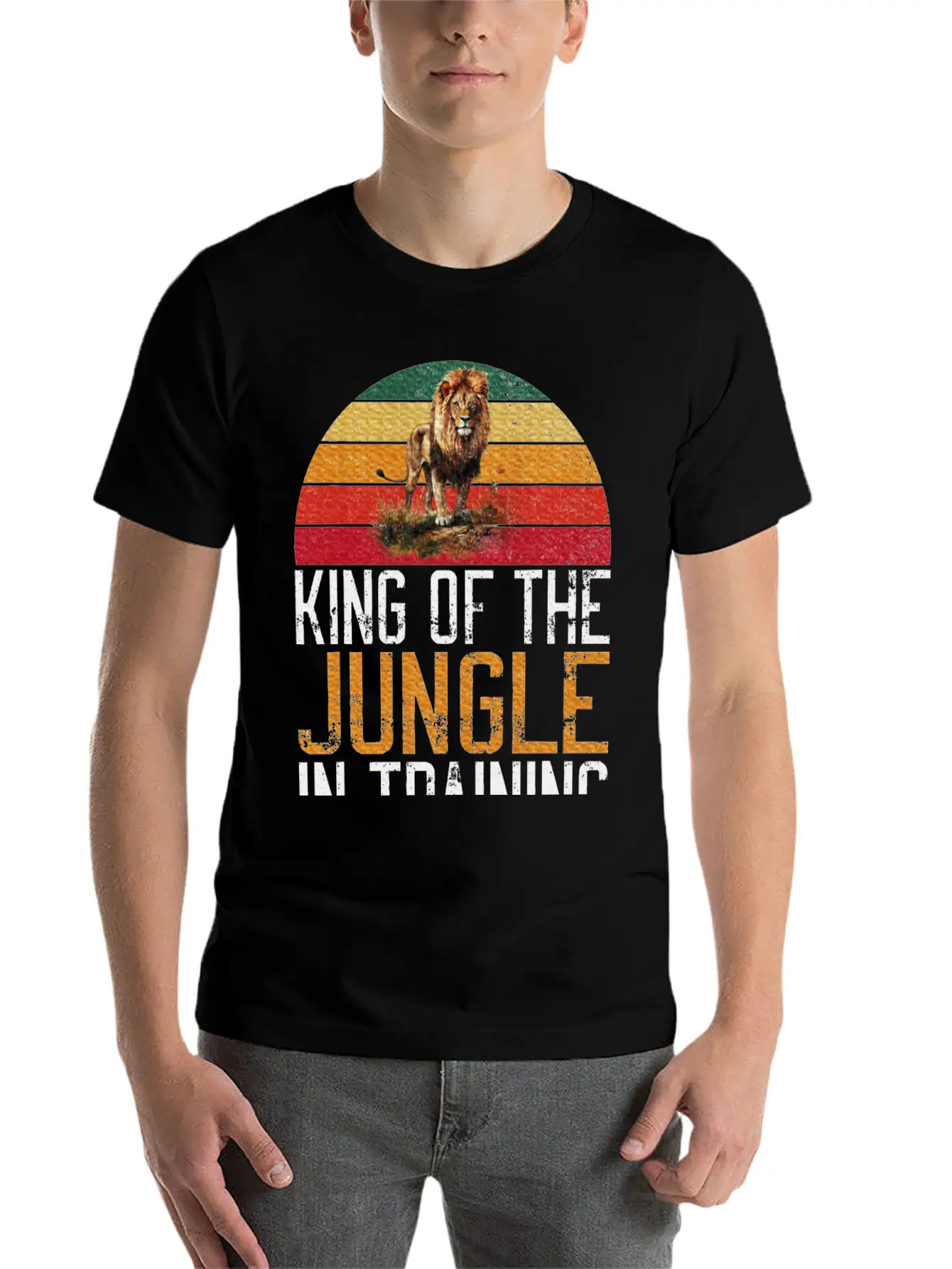 King Of The Jungle In Training Lion Comfortable Minimalist Graphic Tee – Summer Style Essential