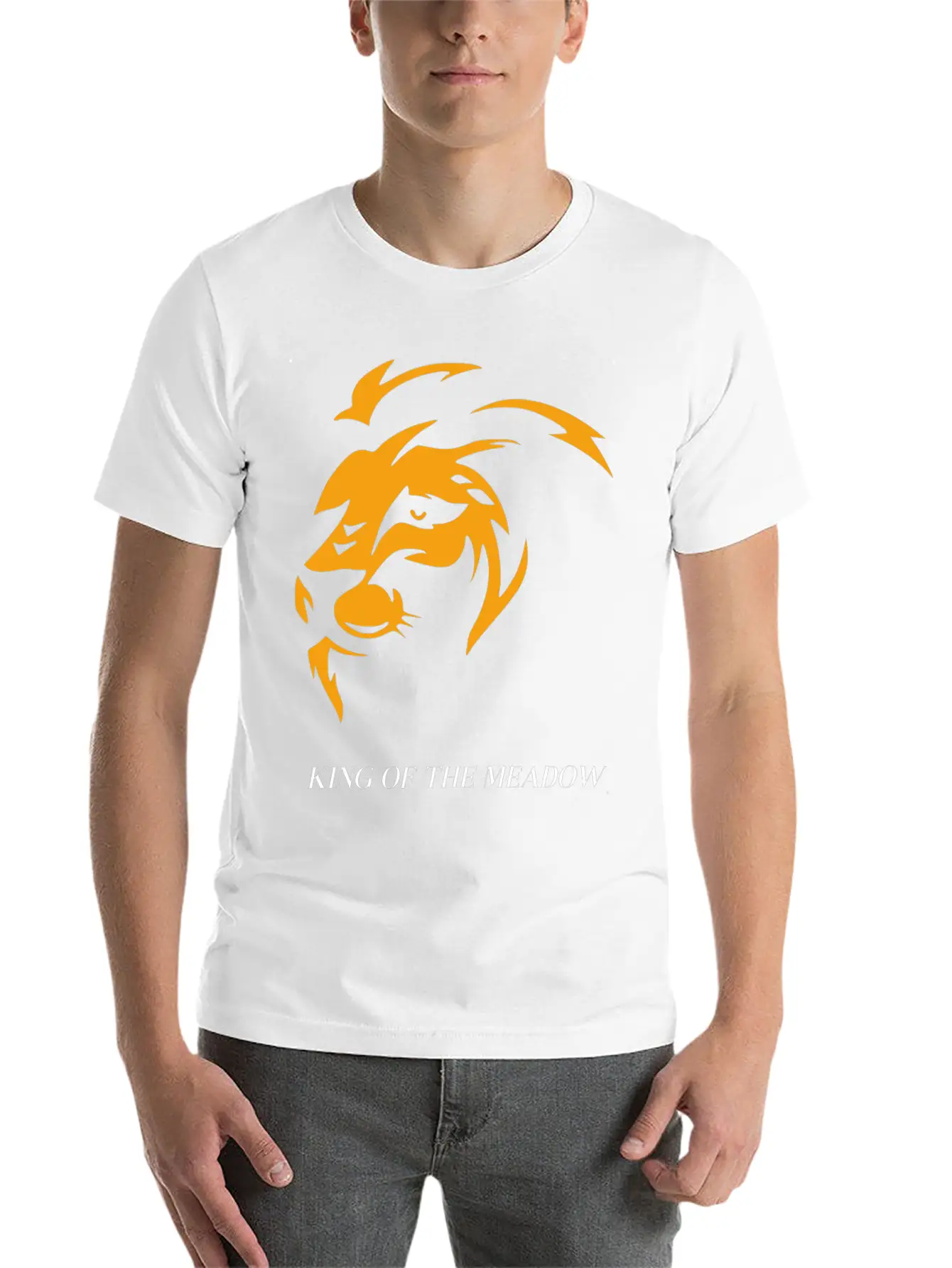 KING OF THE MEADOW Unisex Short Sleeve Soft Cotton T-Shirt – Casual Everyday Wear