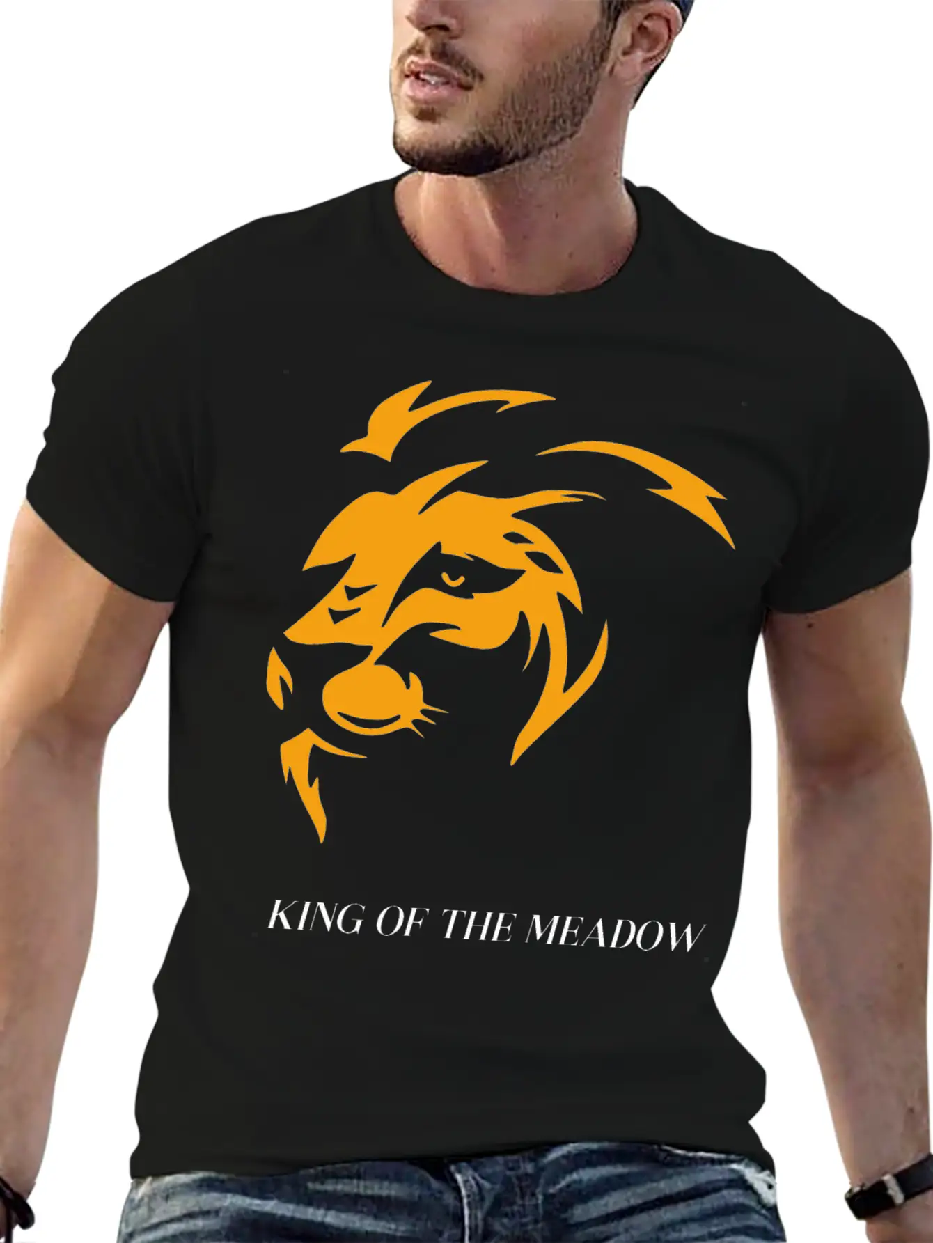 KING OF THE MEADOW Unisex Short Sleeve Soft Cotton T-Shirt – Casual Everyday Wear