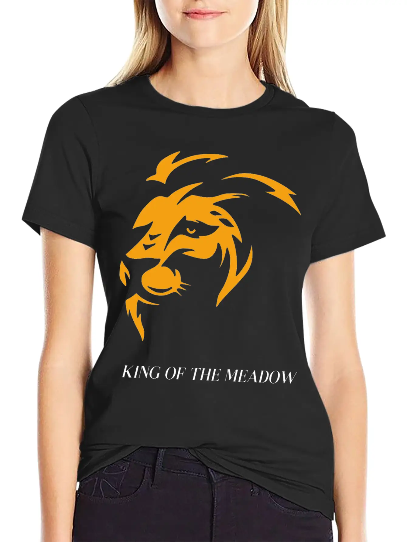 KING OF THE MEADOW Unisex Short Sleeve Soft Cotton T-Shirt – Casual Everyday Wear