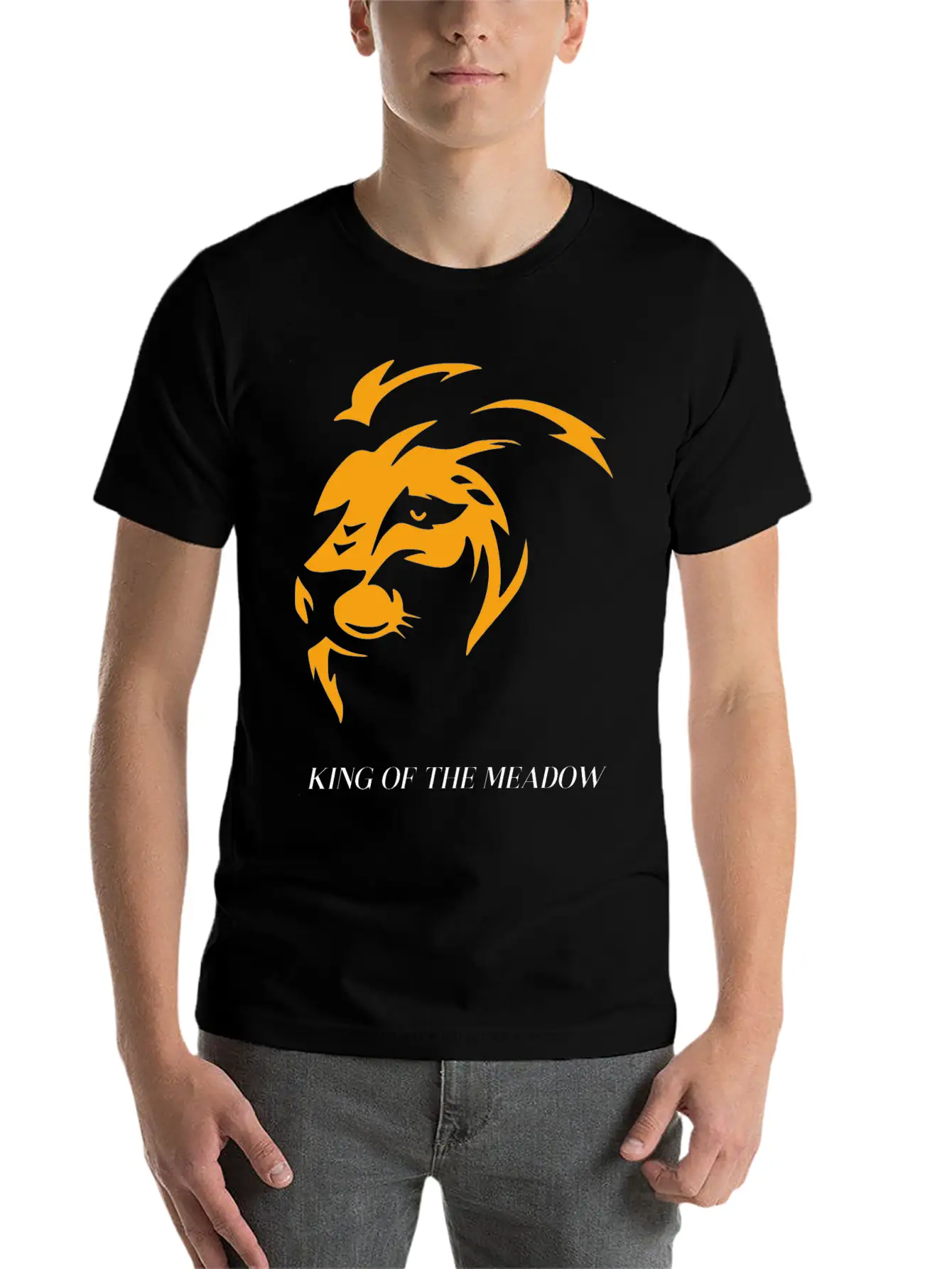 KING OF THE MEADOW Unisex Short Sleeve Soft Cotton T-Shirt – Casual Everyday Wear