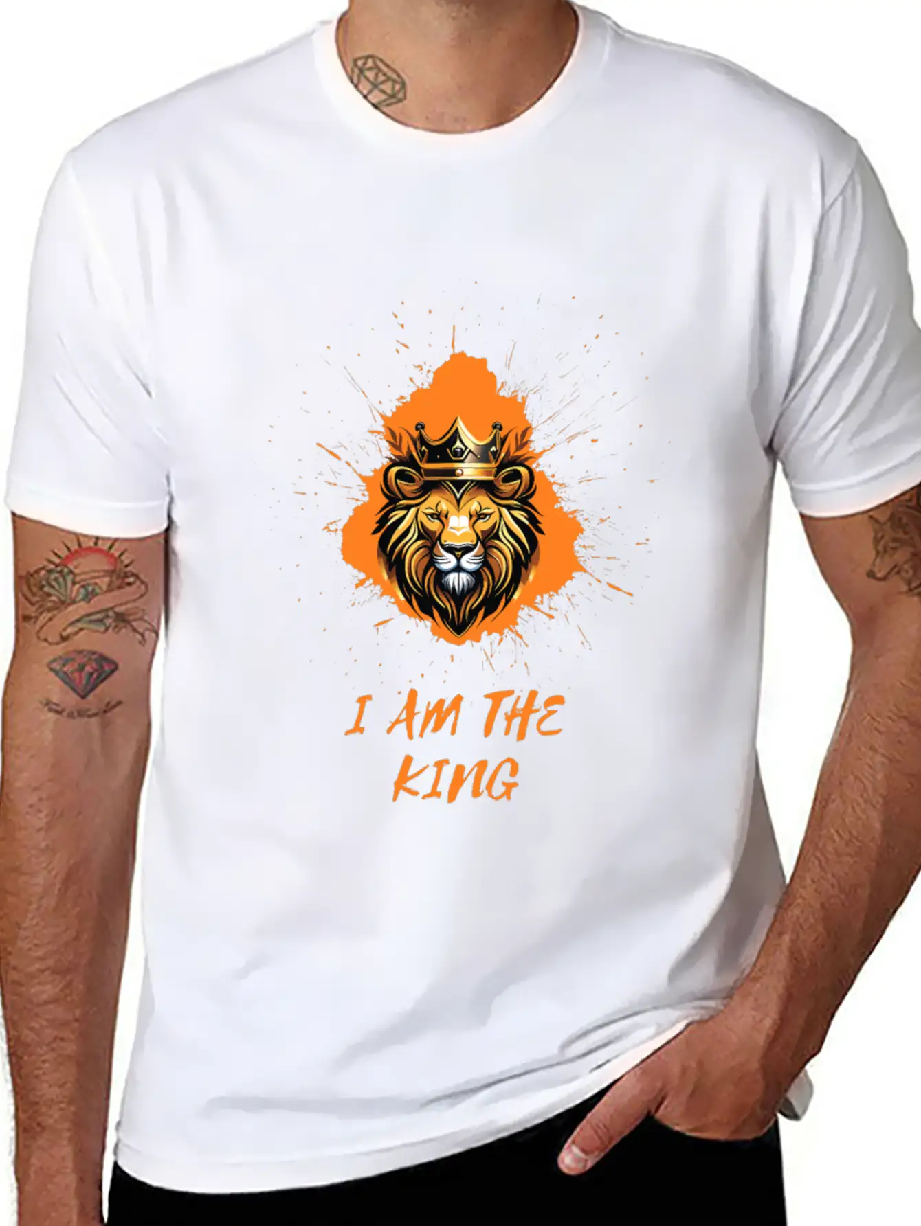 King Status Comfortable Minimalist Graphic Tee – Summer Style Essential