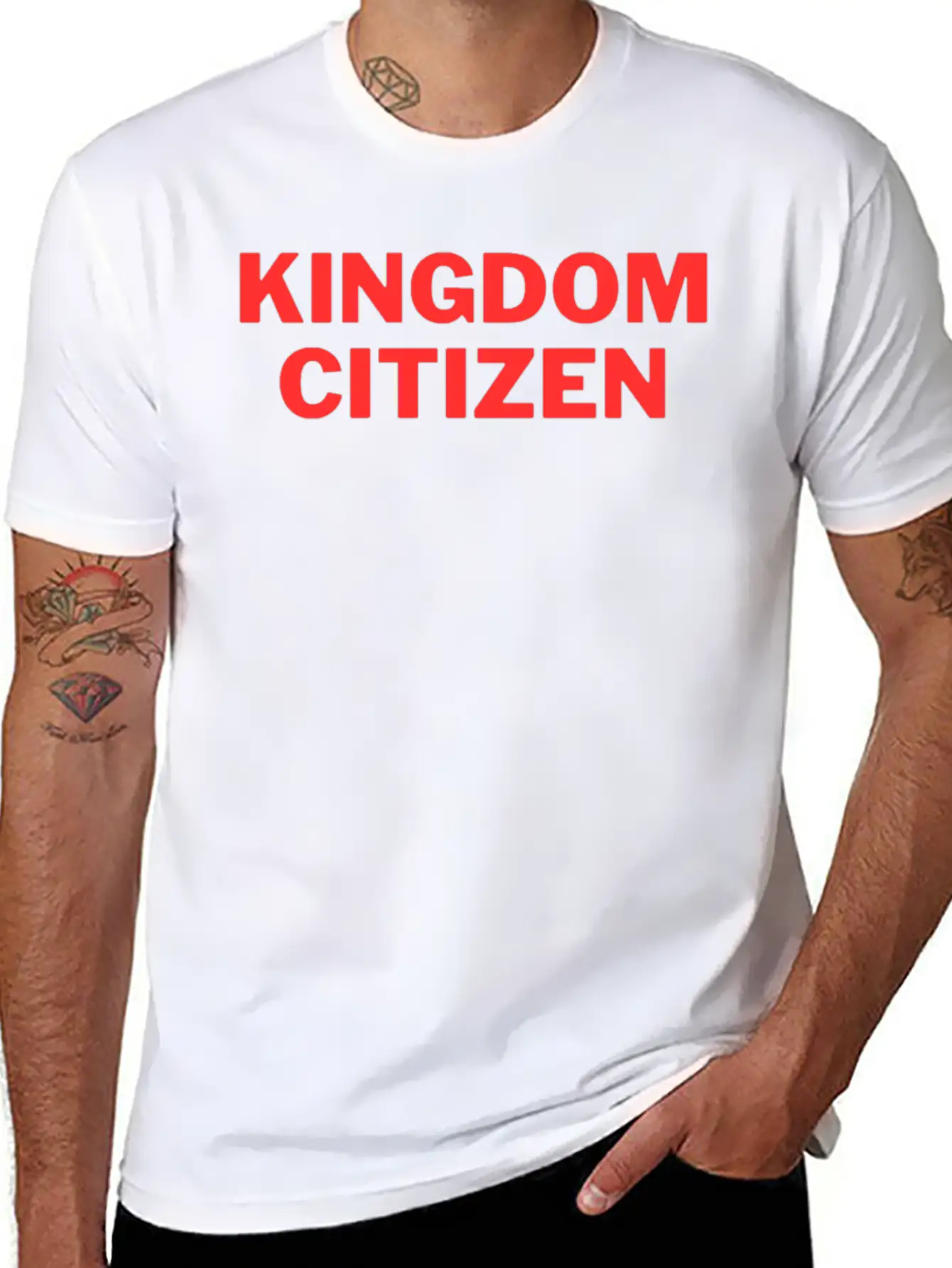 Kingdom Citizen Unisex Short Sleeve Soft Cotton T-Shirt – Casual Everyday Wear