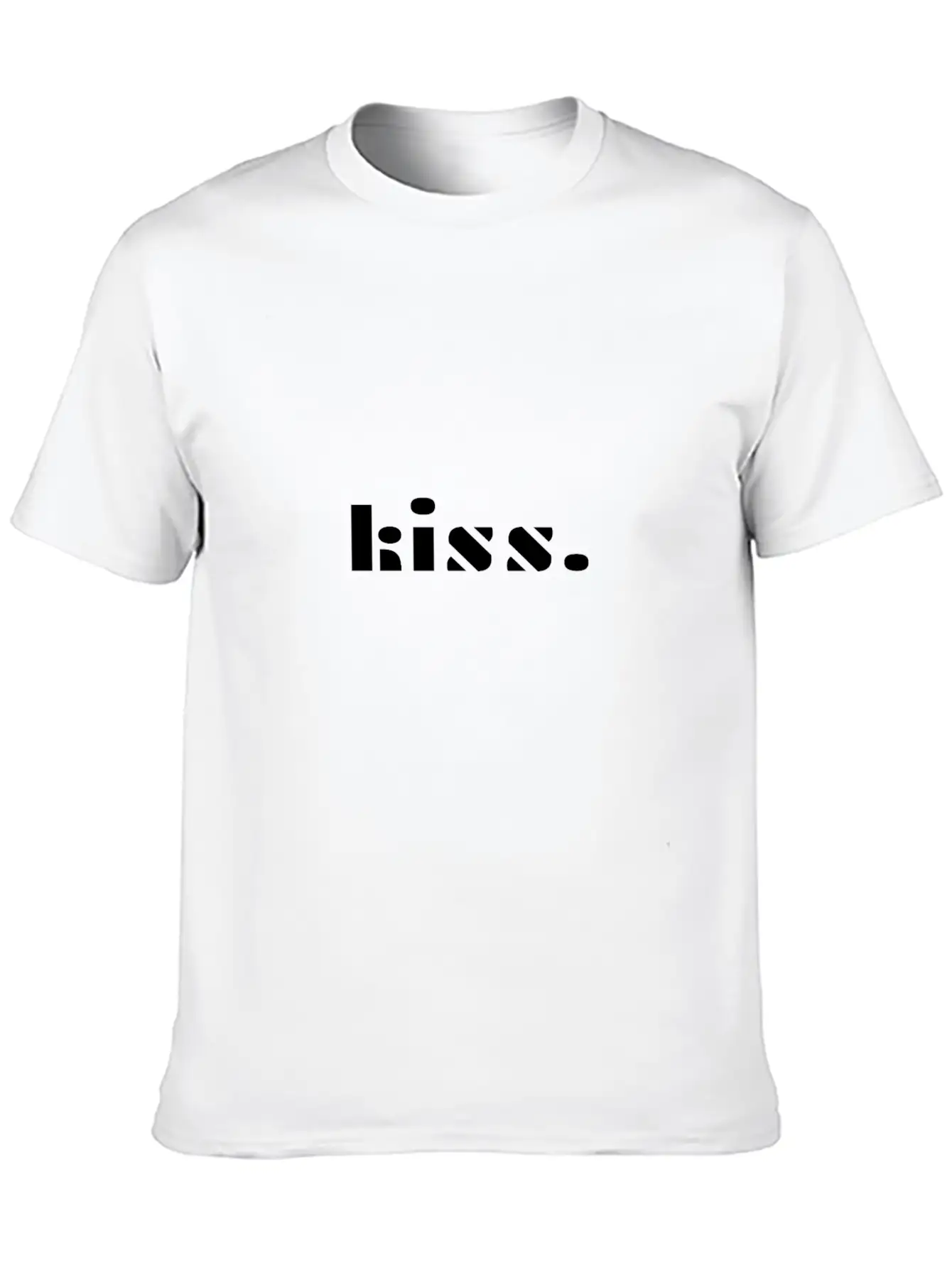 Kiss Mood Chic Gift Gift Ideas Comfortable Minimalist Graphic Tee – Summer Style Essential