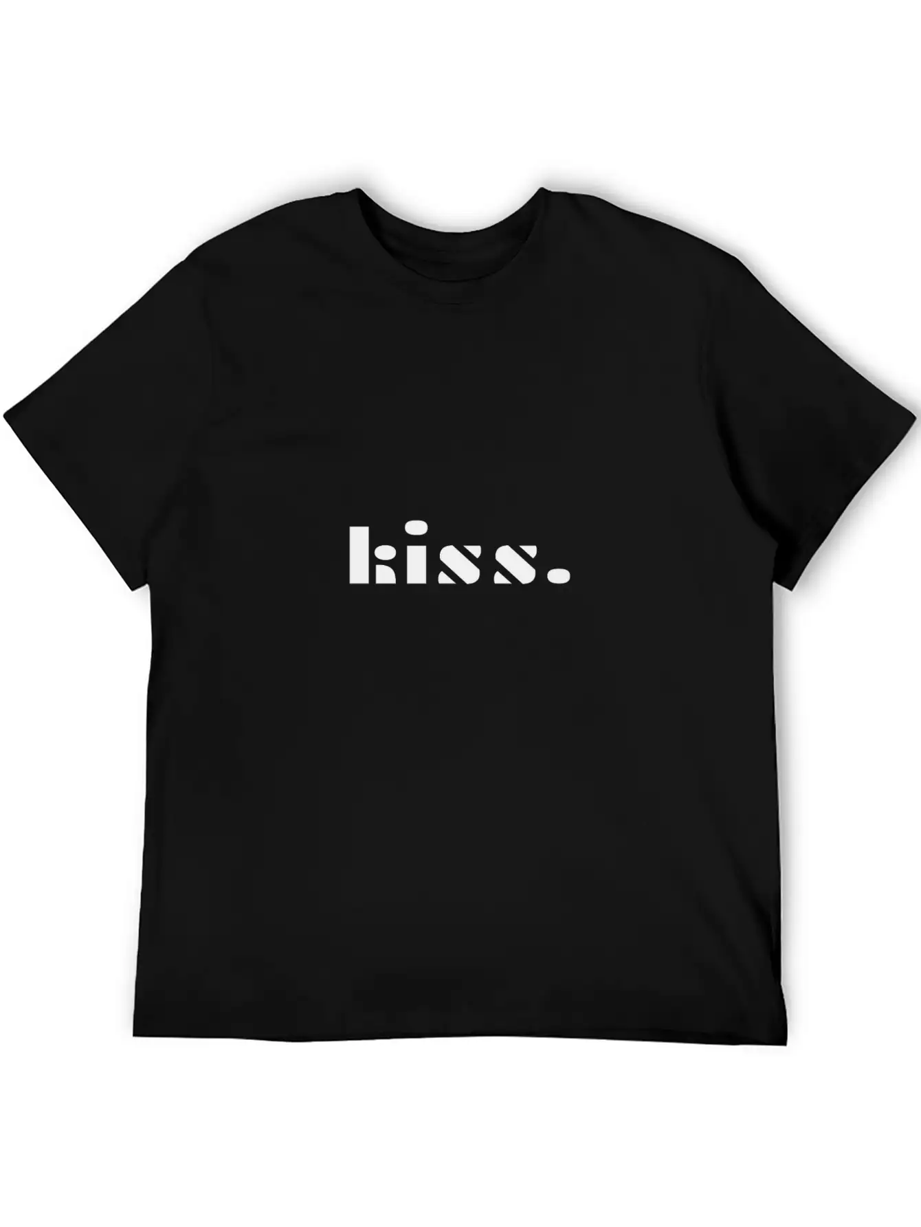 Kiss Mood Chic Gift Gift Ideas Comfortable Minimalist Graphic Tee – Summer Style Essential