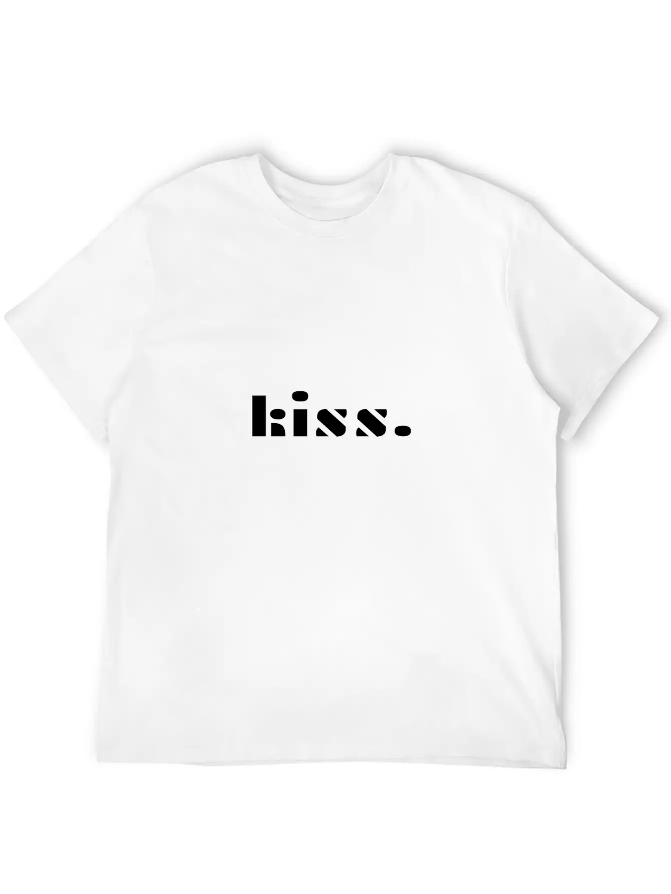 Kiss Mood Chic Gift Gift Ideas Comfortable Minimalist Graphic Tee – Summer Style Essential