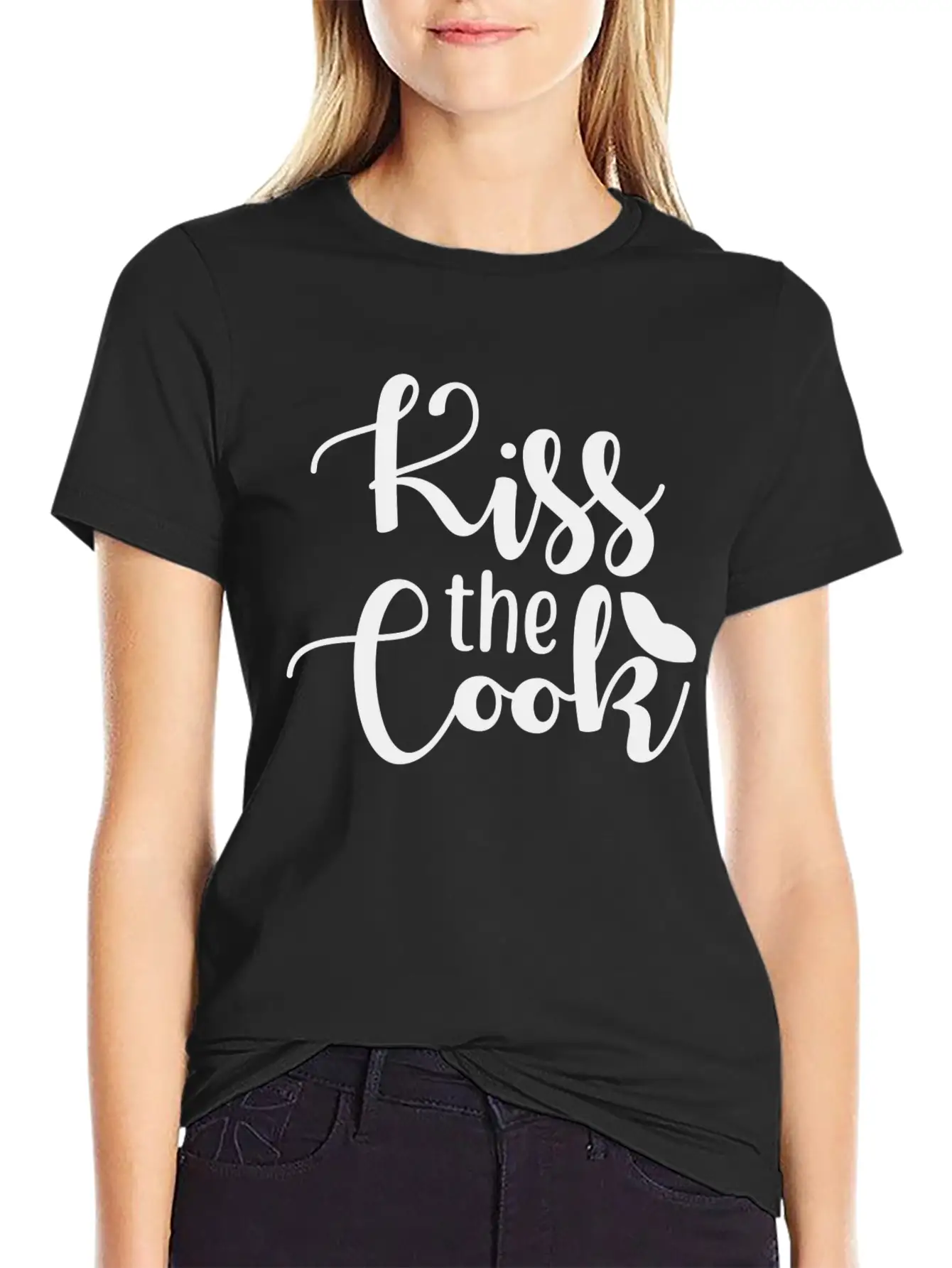 Kiss The Cook Essential Unisex Summer Tee – Soft Cotton Casual Fit
