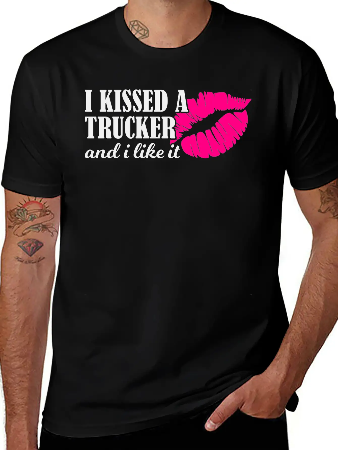 Kissed A Truck Essential Unisex Summer Tee – Soft Cotton Casual Fit