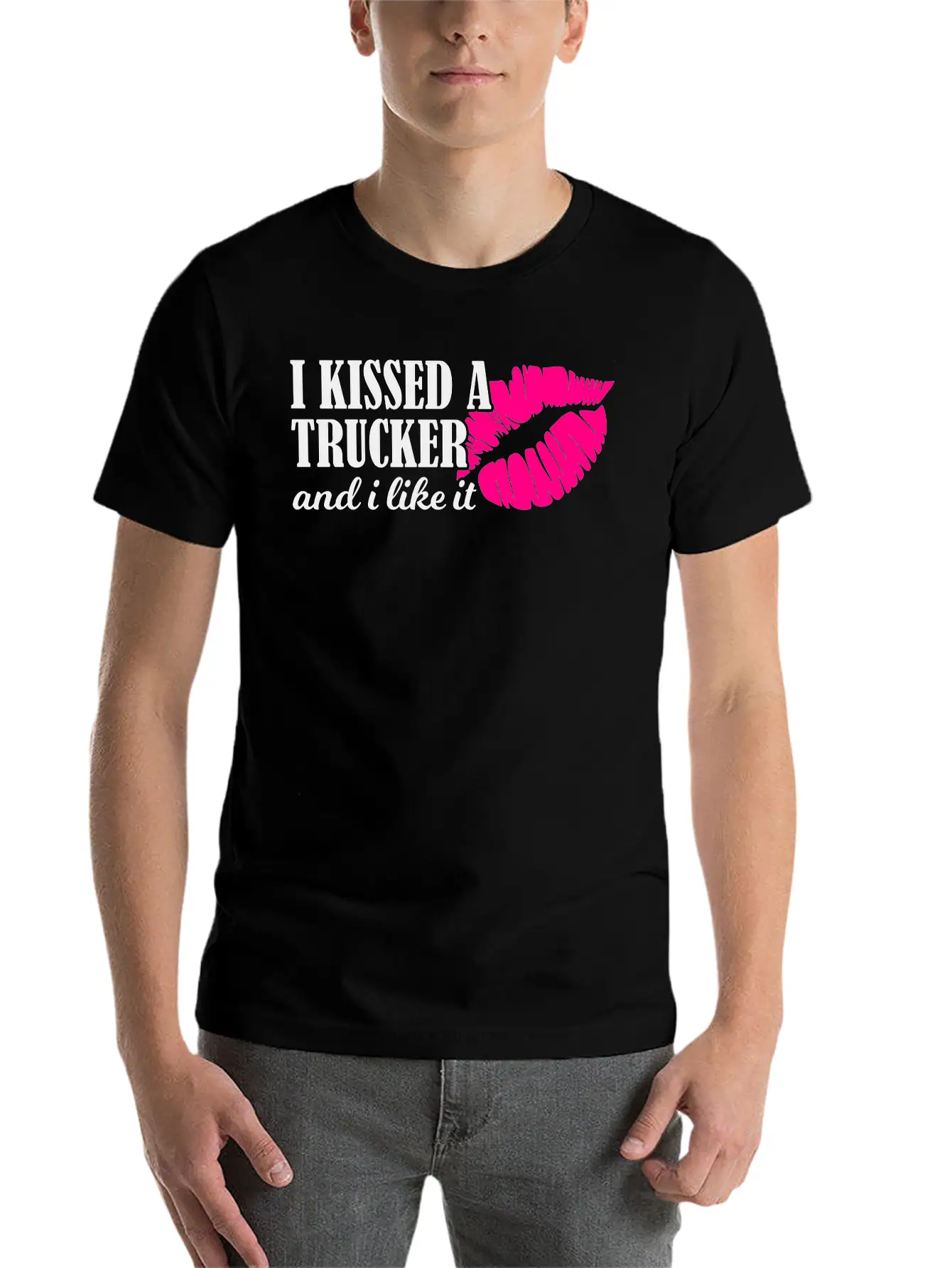 Kissed A Truck Essential Unisex Summer Tee – Soft Cotton Casual Fit