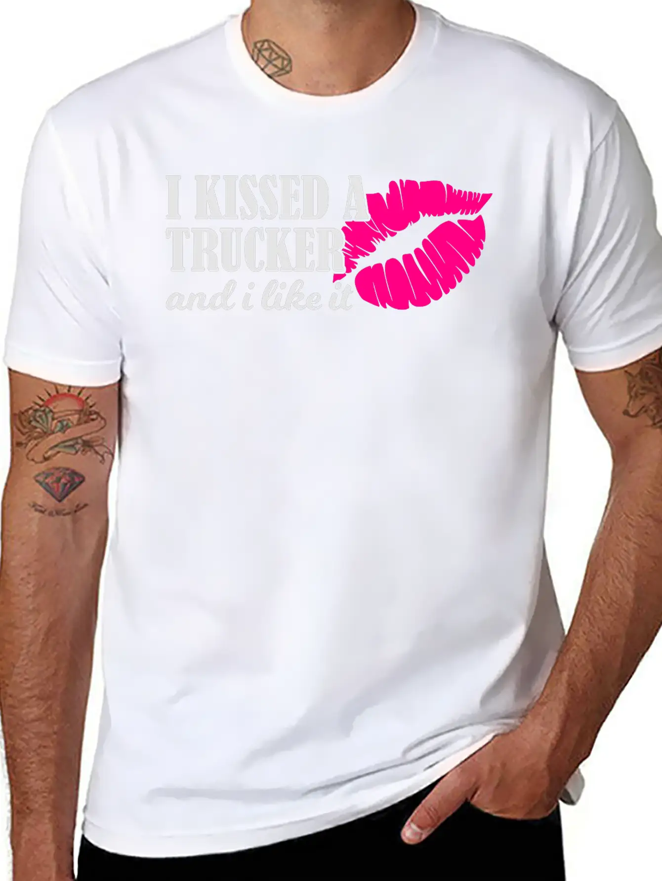 Kissed A Truck Essential Unisex Summer Tee – Soft Cotton Casual Fit