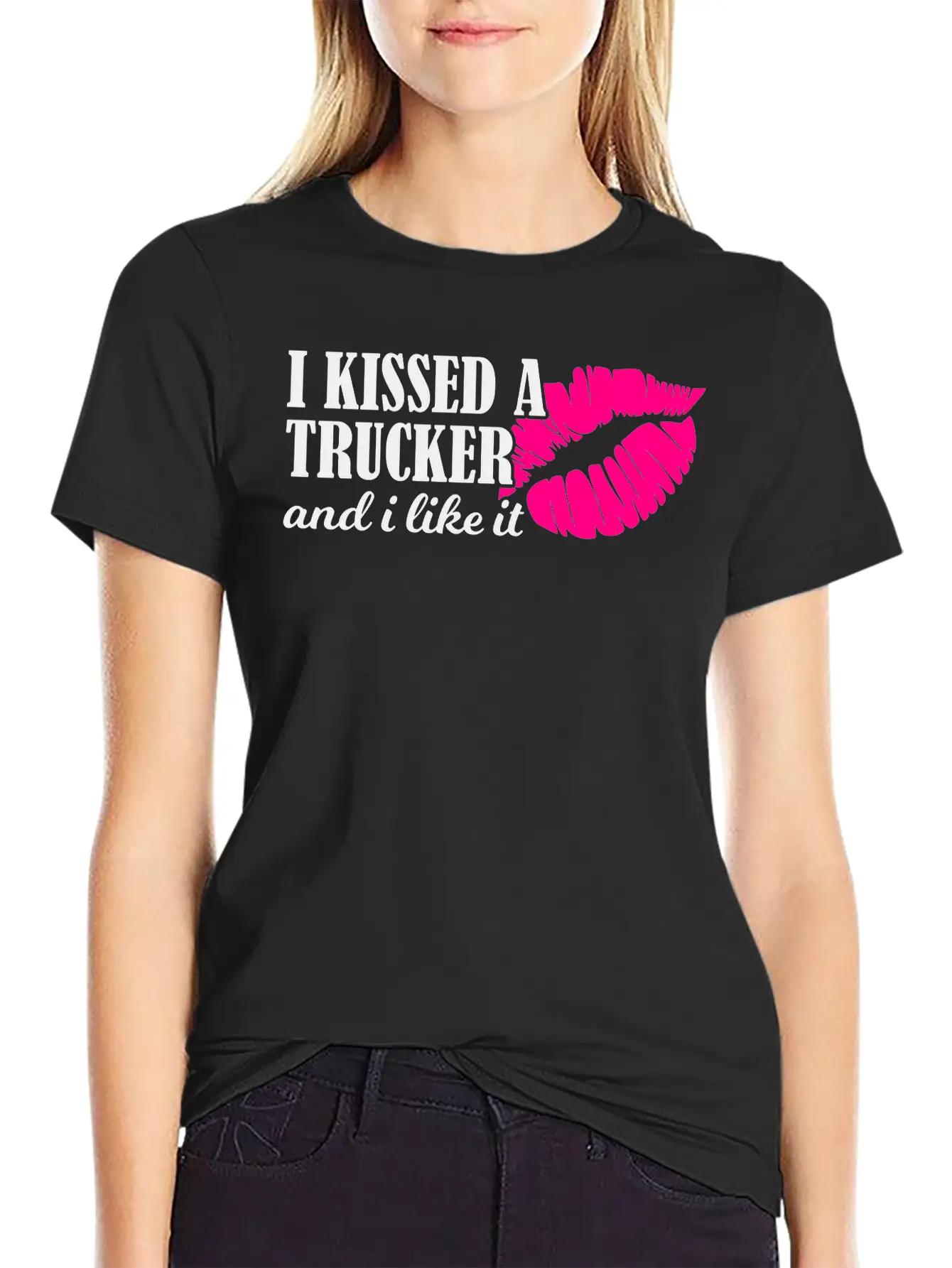 Kissed A Truck Essential Unisex Summer Tee – Soft Cotton Casual Fit