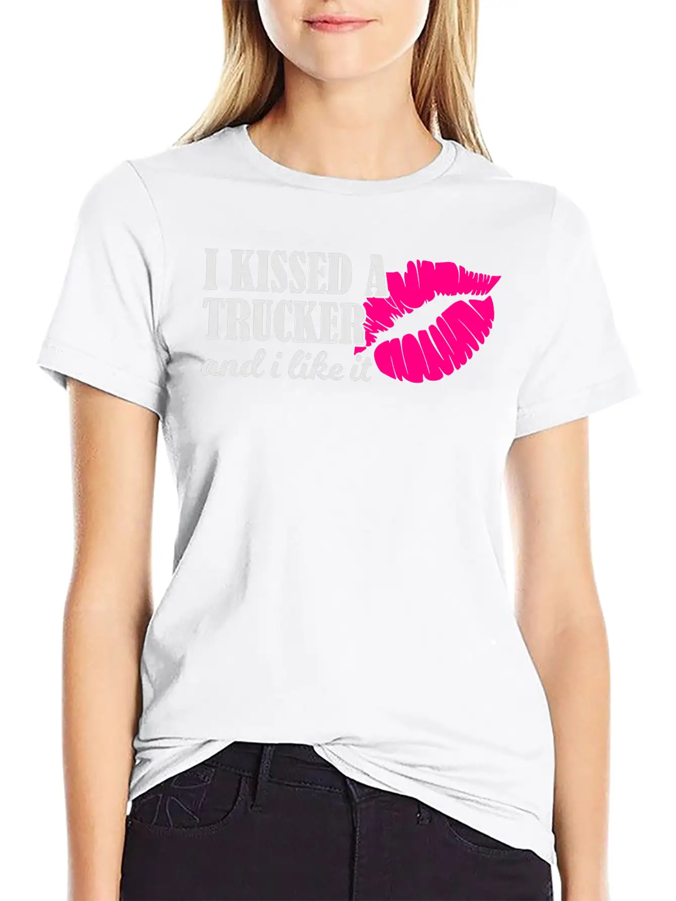 Kissed A Truck Essential Unisex Summer Tee – Soft Cotton Casual Fit