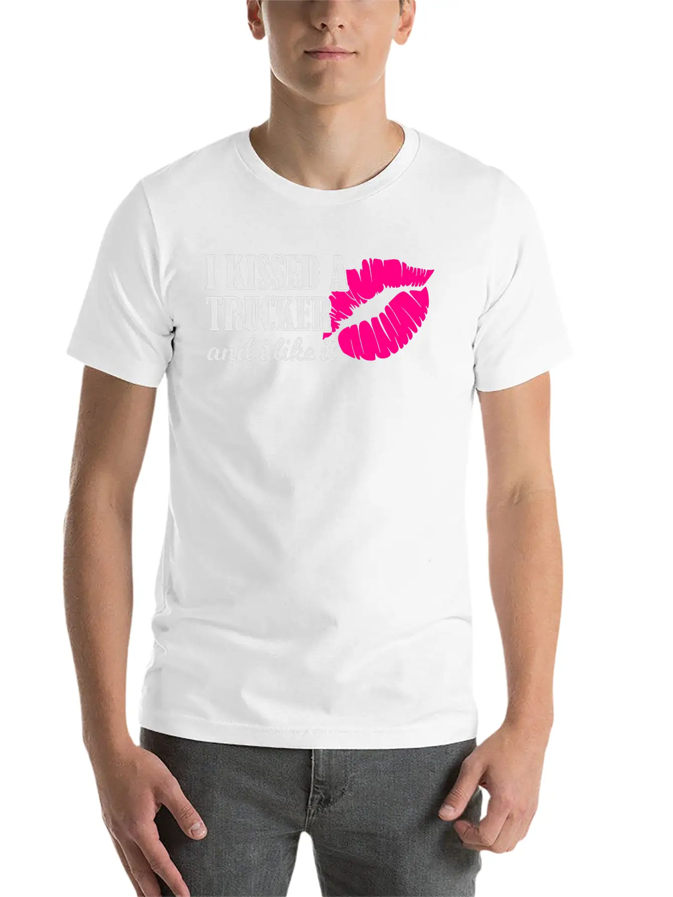 Kissed A Truck Essential Unisex Summer Tee – Soft Cotton Casual Fit