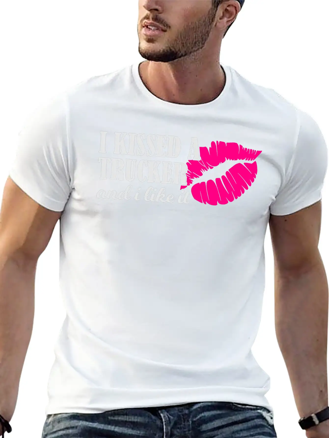 Kissed A Truck Essential Unisex Summer Tee – Soft Cotton Casual Fit