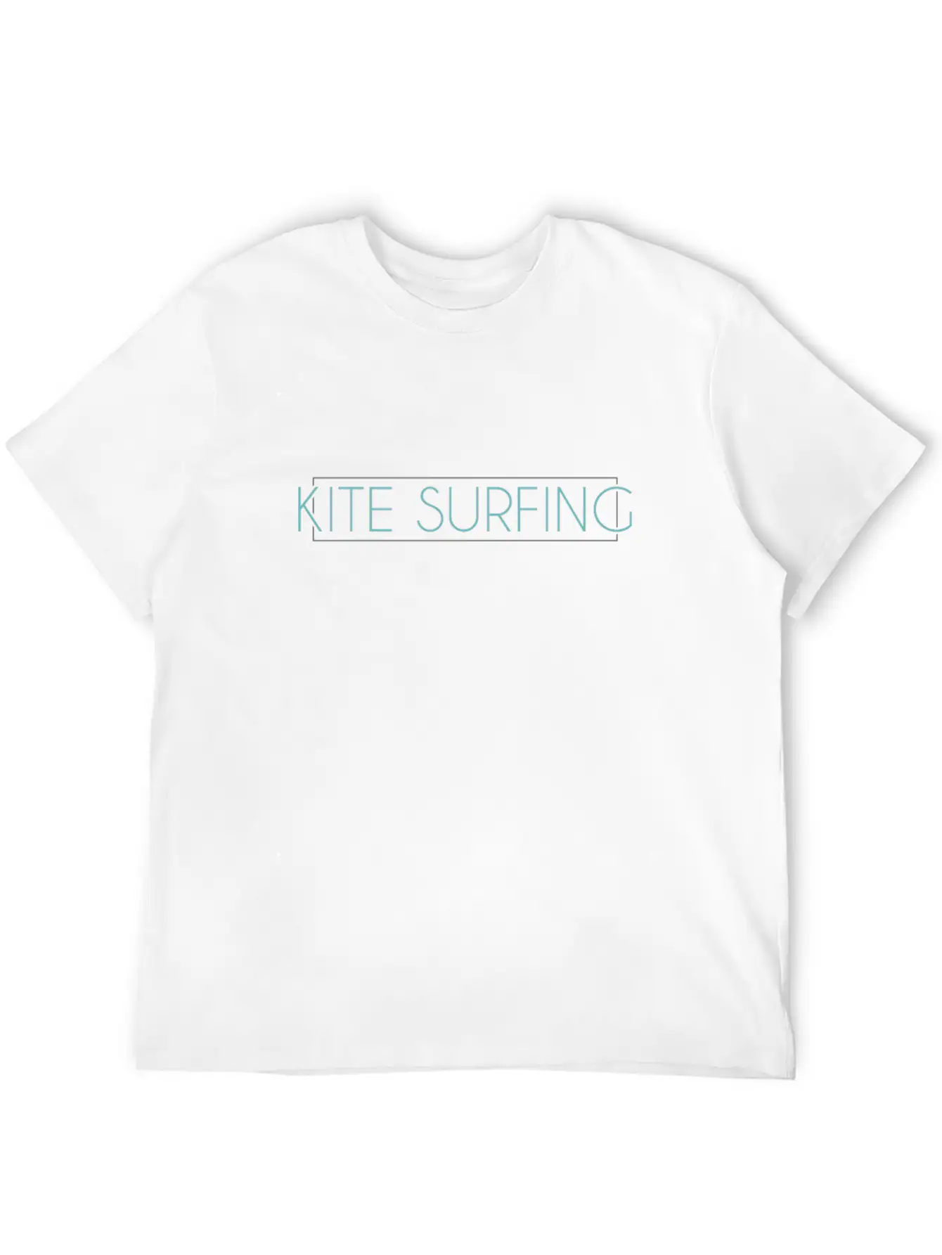 Kite Surfing Lettering Timeless Short Sleeve Tee – Comfy And Minimalist Design