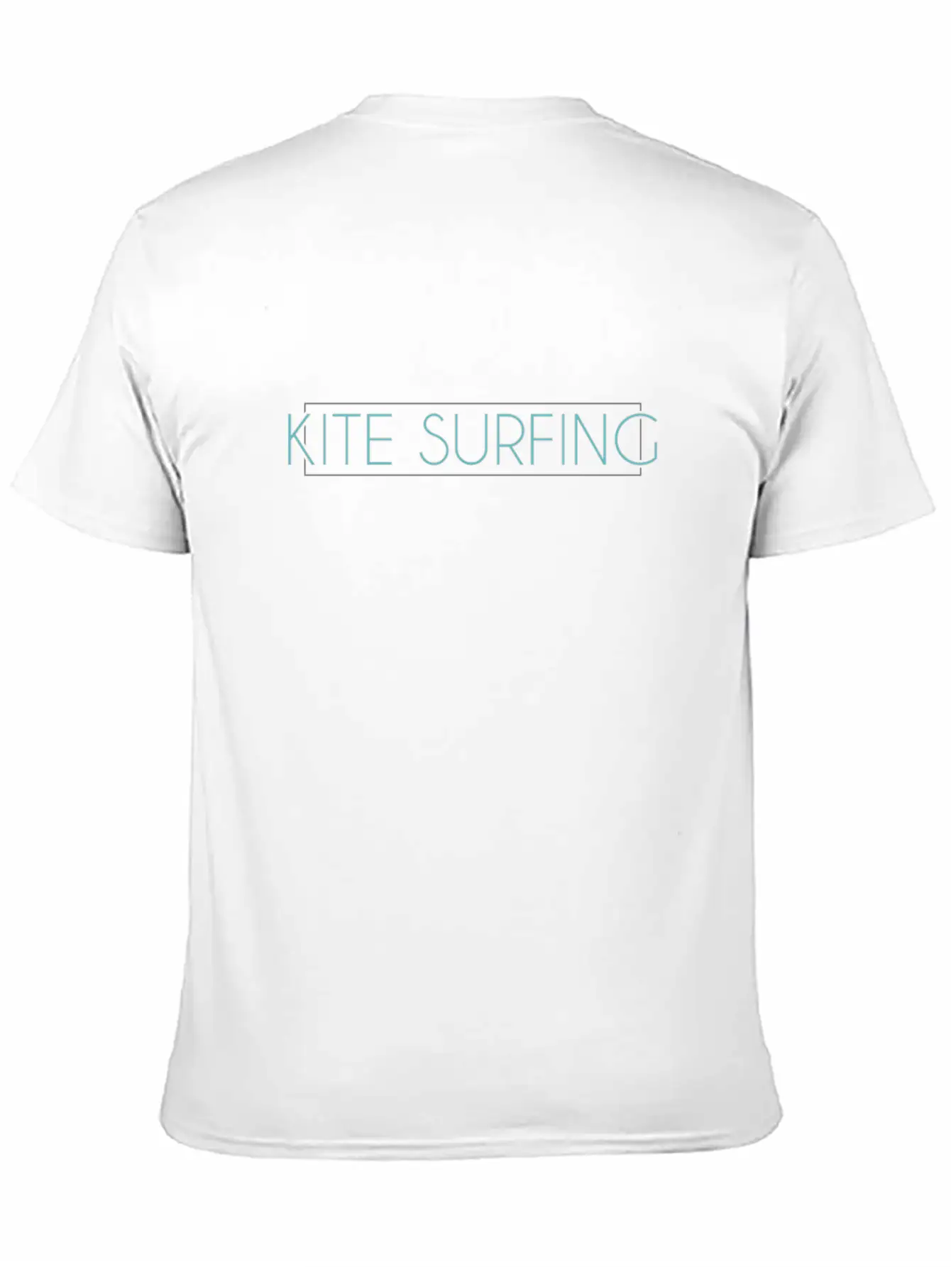 Kite Surfing Lettering Timeless Short Sleeve Tee – Comfy And Minimalist Design