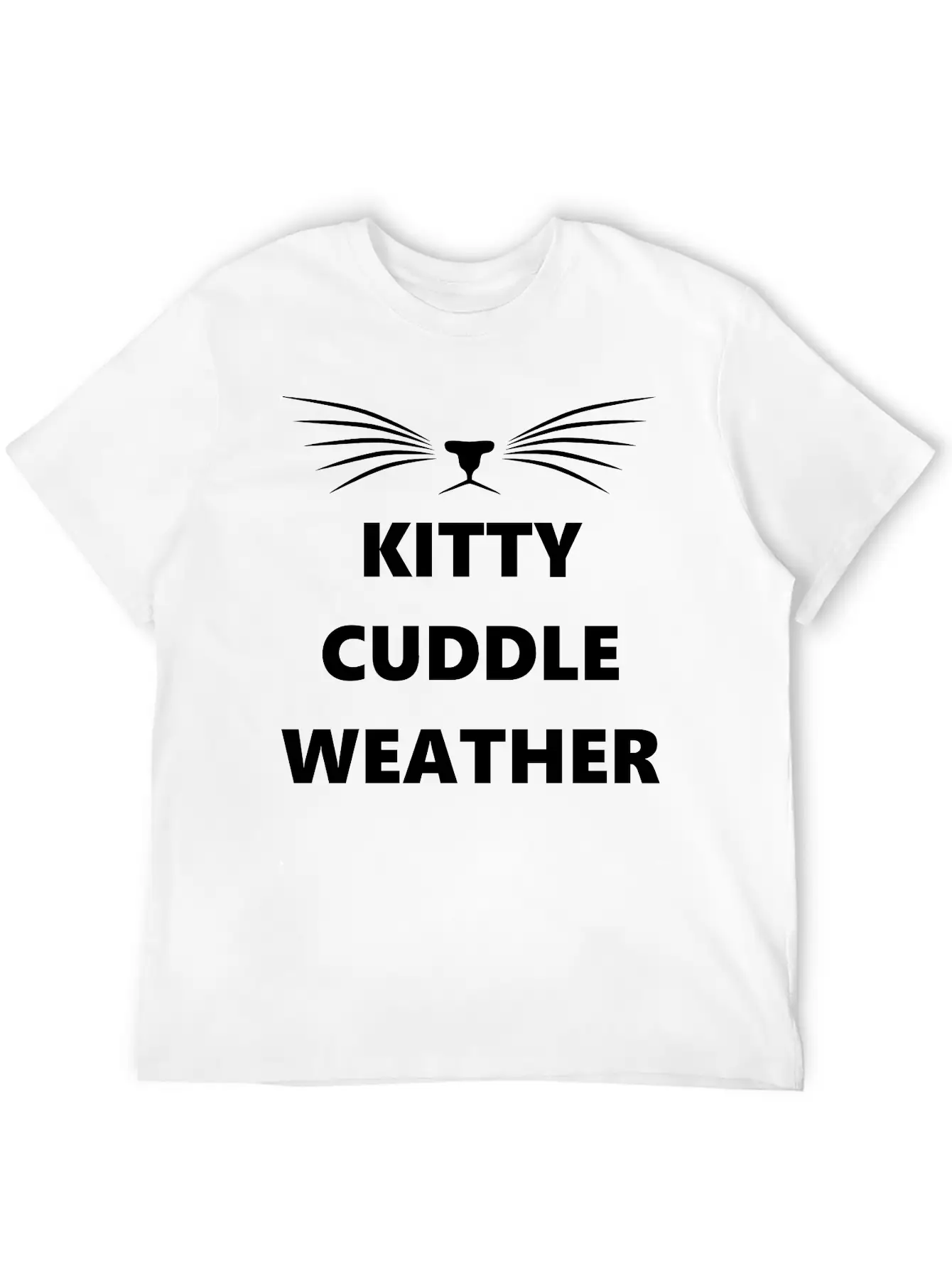 Kitty Cuddle Weather Basic Graphic T-Shirt – Daily Comfort In Soft Cotton