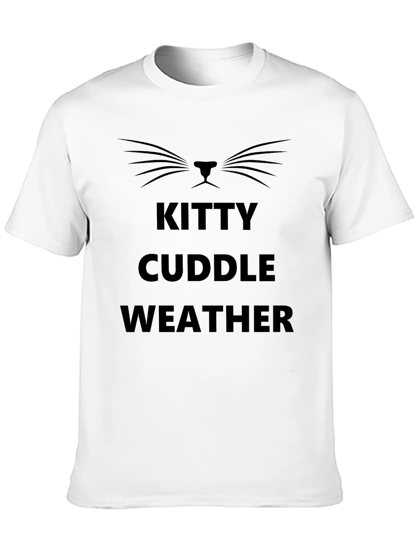Kitty Cuddle Weather Basic Graphic T-Shirt – Daily Comfort In Soft Cotton