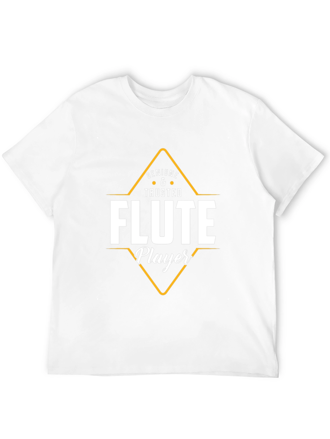 Flute Player Graphic Tee - Musicians Gift